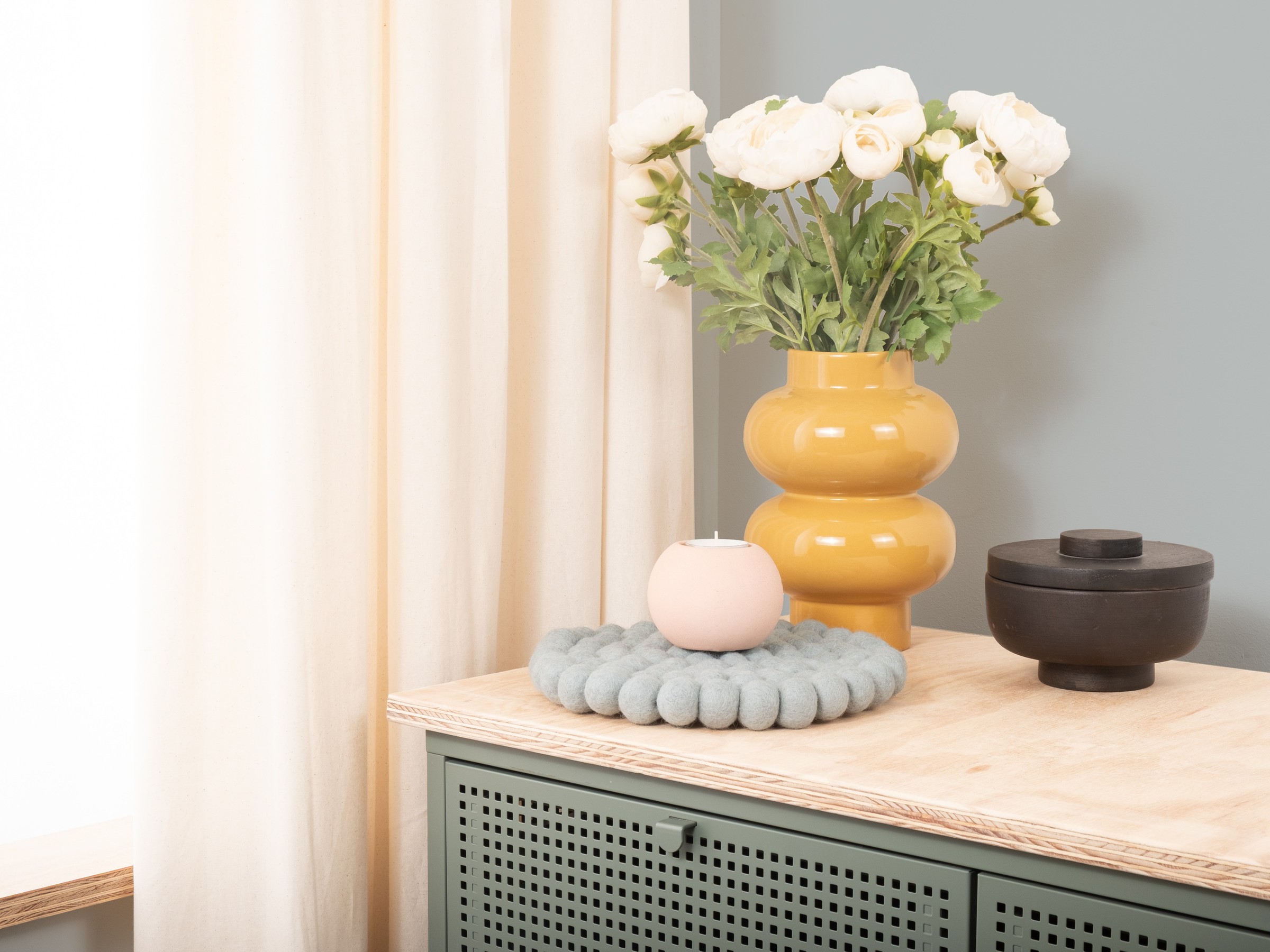 myfelt Liv Topfuntersetzer Hellblau Ø 20 cm