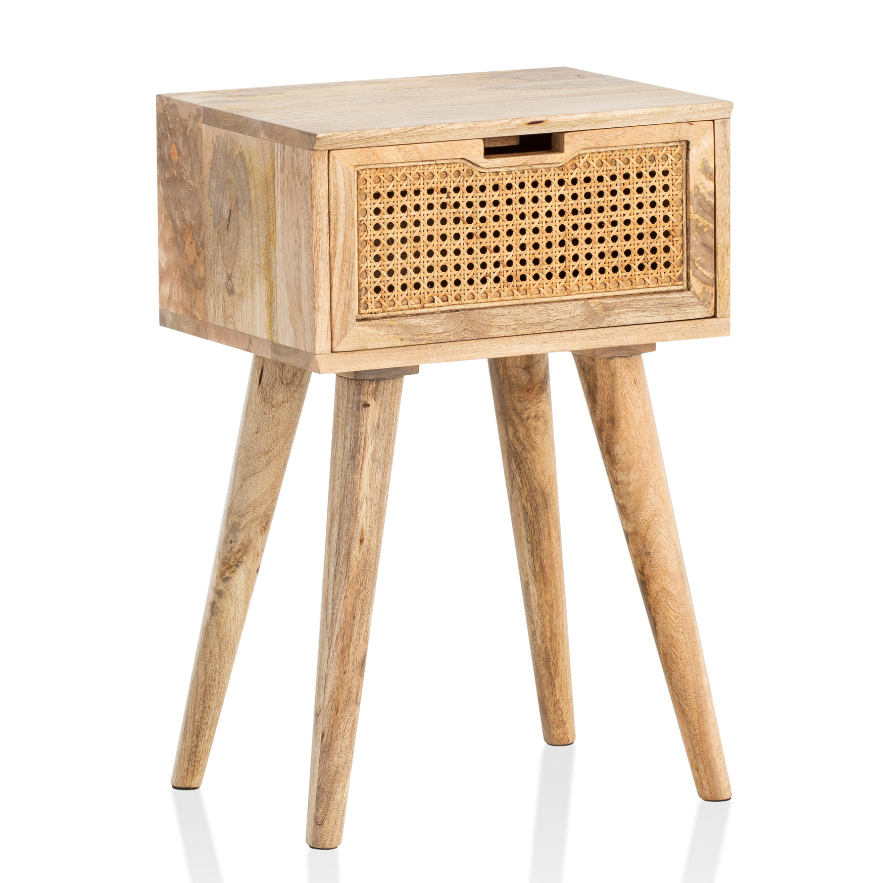 Nachttisch Solvik Massivholz Mango 40 × 30 × 60 cm
