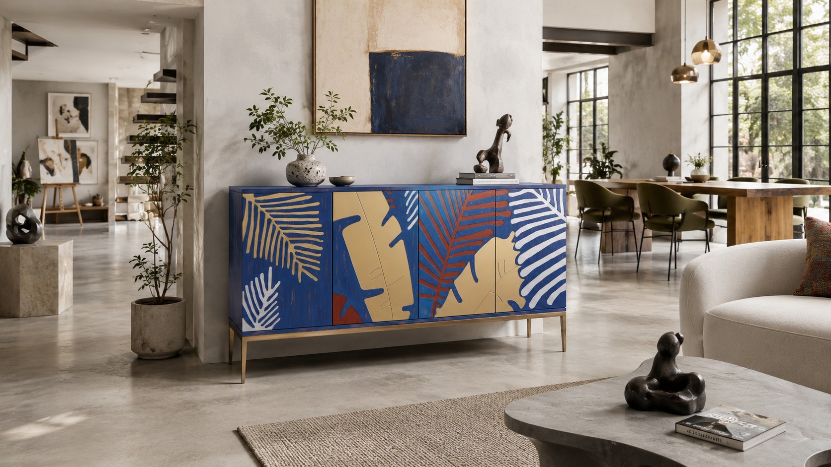 Livin Hill Sideboard Stilig Blau