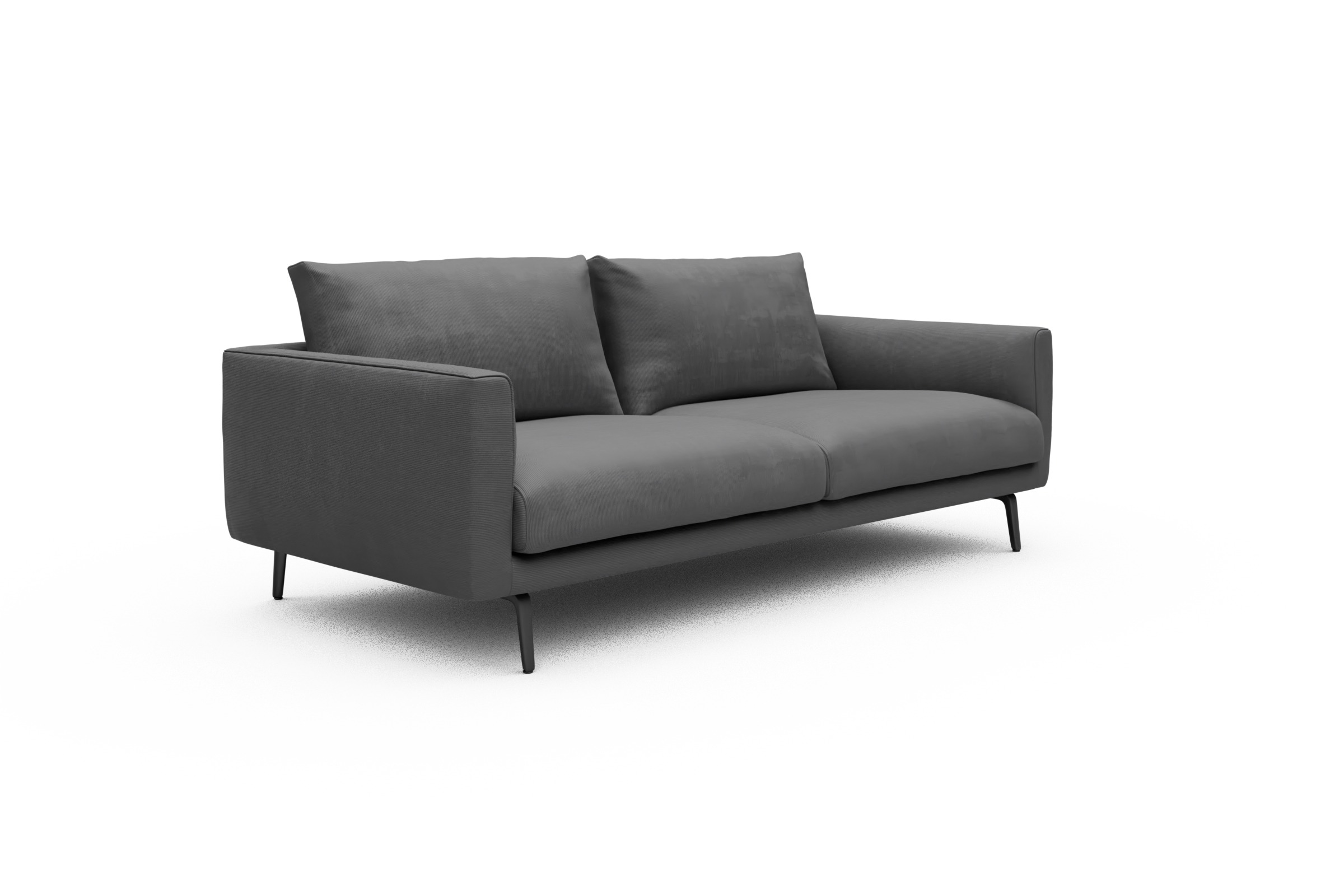 Sofa Karl 3-Sitzer Cordufine-Grey