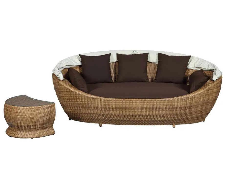 Moebelfaktor Liegeinsel Paradiso Lounge Beige
