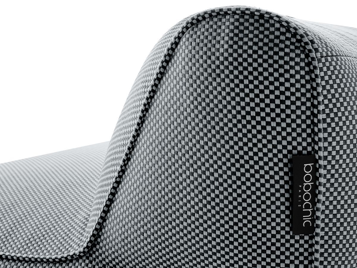 Bobochic Riviera Méridienne-Modul Melange-Stoff Schwarz