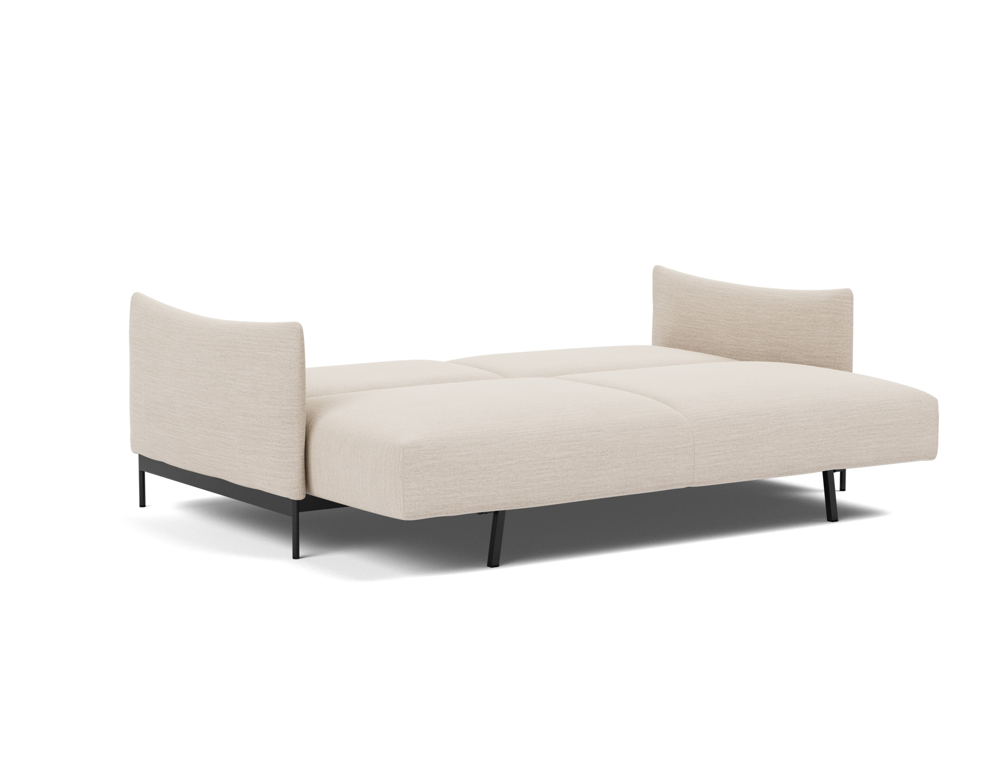 Schlafsofa Malloy Webstoff Blida 612-Sand-Grey