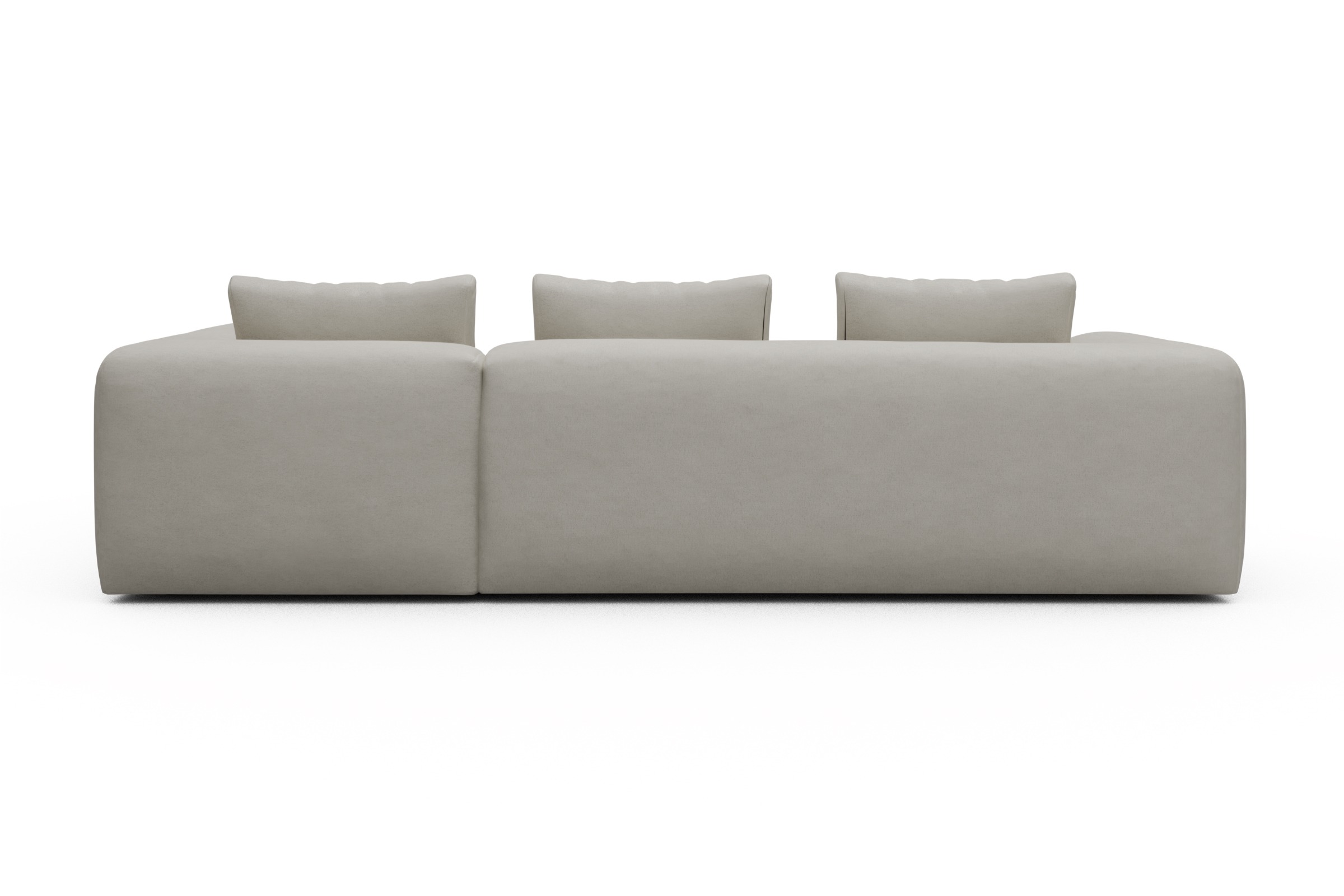 Ecksofa Fred 2x 2,5-Sitzer rechts offen Denari-Clean-Beige
