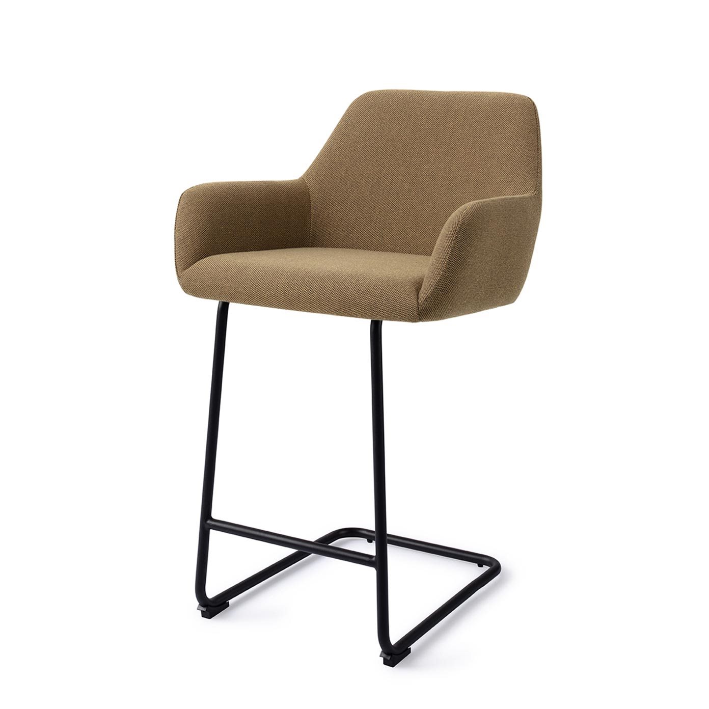 Jesper Home Barhocker Hiroo Willow Arch Schwarz Barhöhe (75cm)