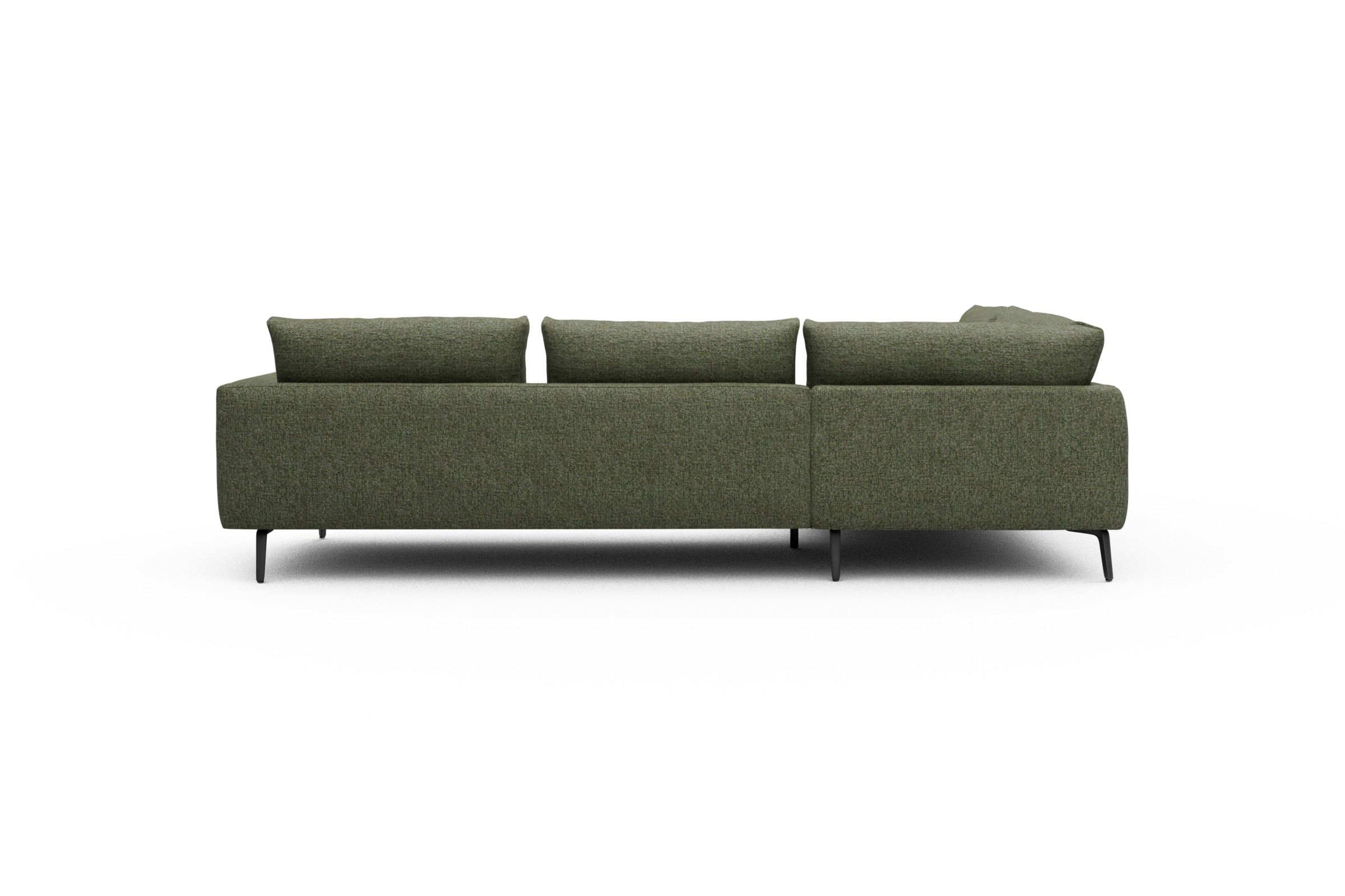 Ecksofa Karl Relax-Ecke links mit 2,5-Sitzer Carreno-Vivid-Green