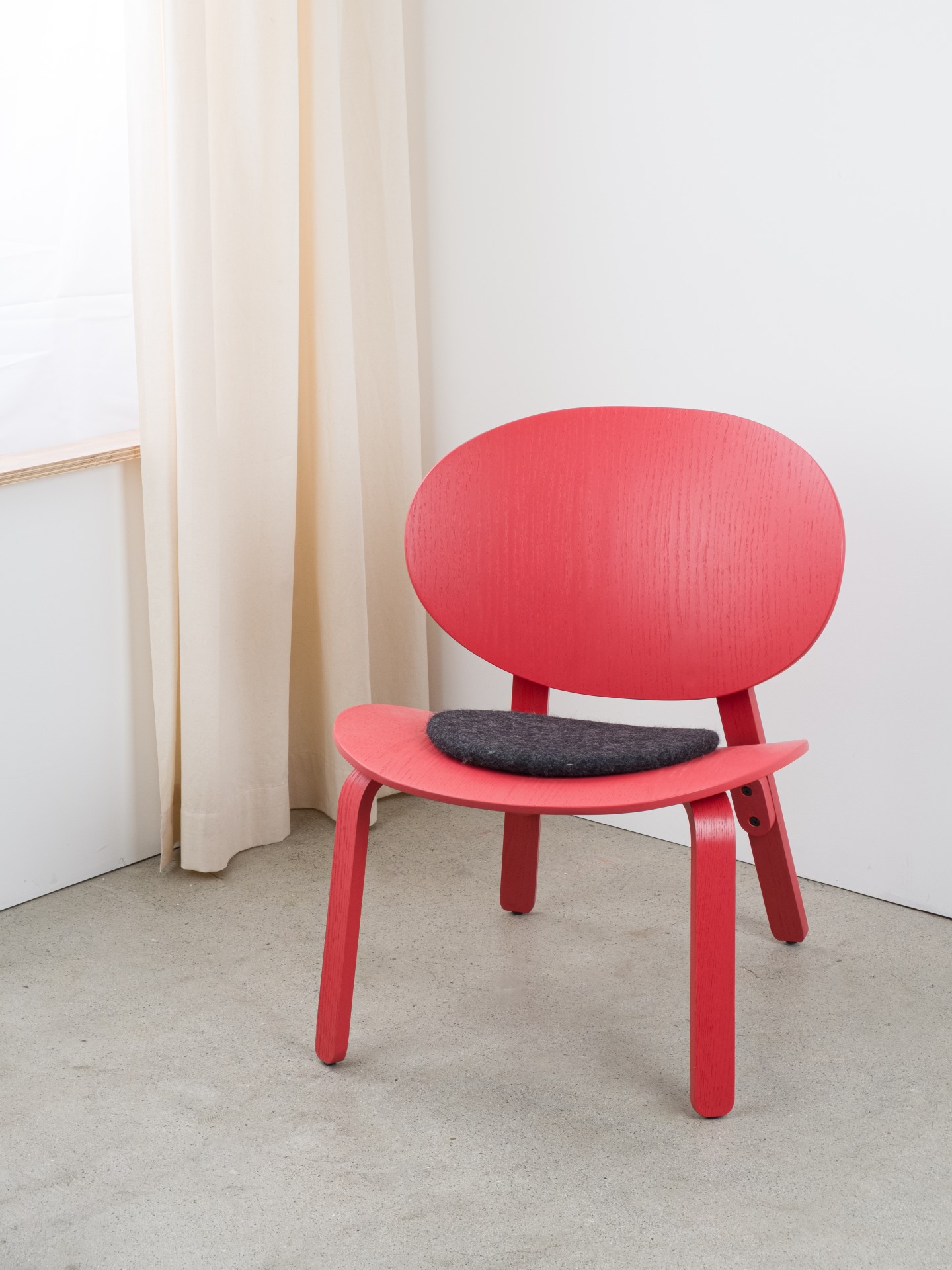 myfelt Hugo - Flache Sitzauflage rund