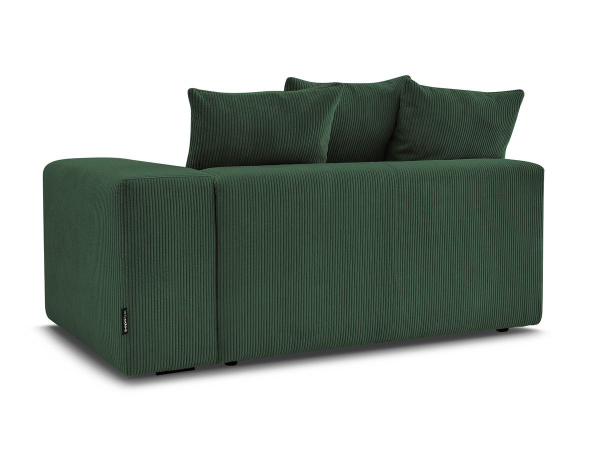 Bobochic Voltaire Sofamodul 2-Sitzer 178 × 100 cm Cordsamt Grün Ecke rechts