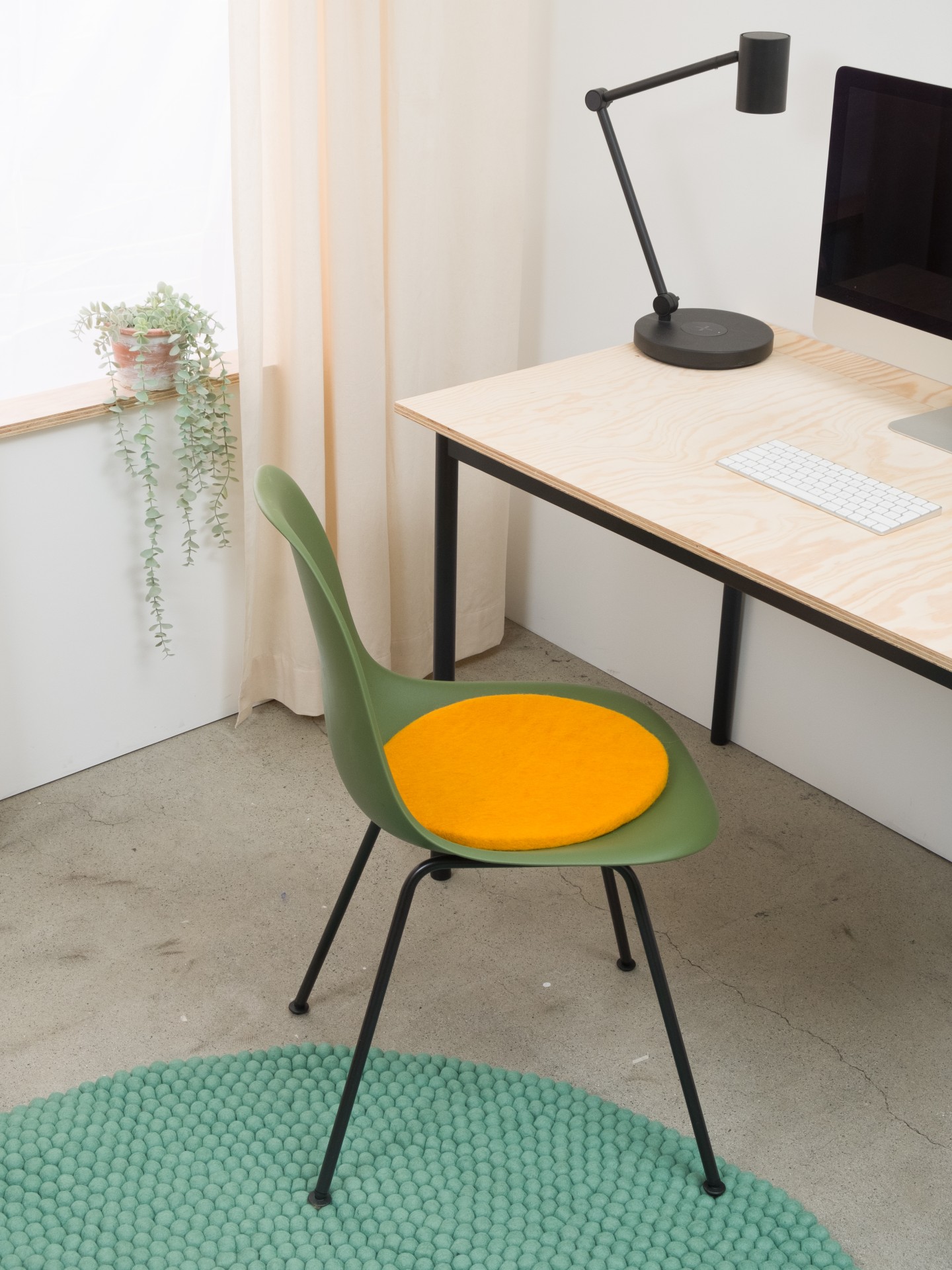 myfelt Risa - Flache Sitzauflage rund