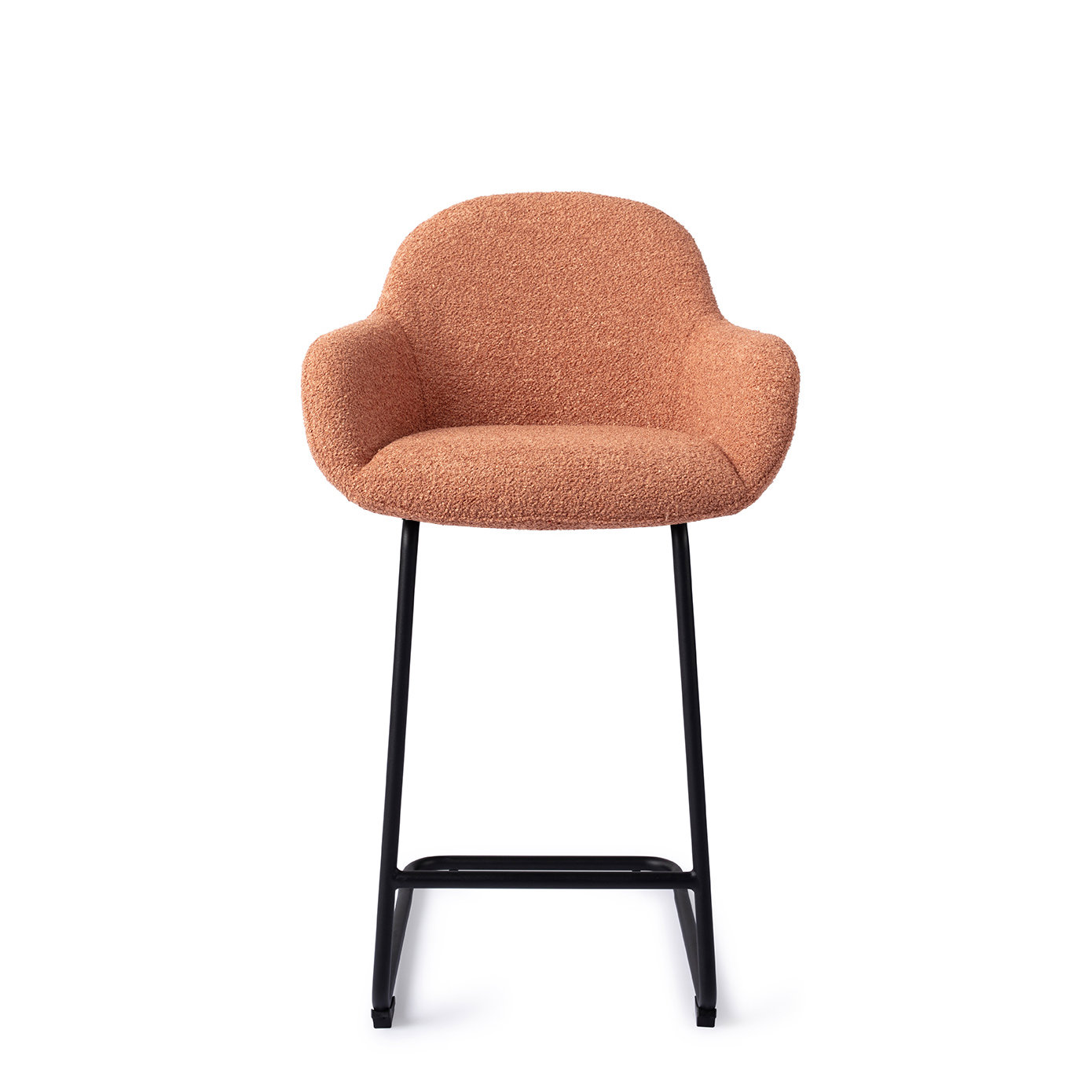 Jesper Home Barhocker Kushi Amber Autumn Arch Schwarz Tresenhöhe 65 cm