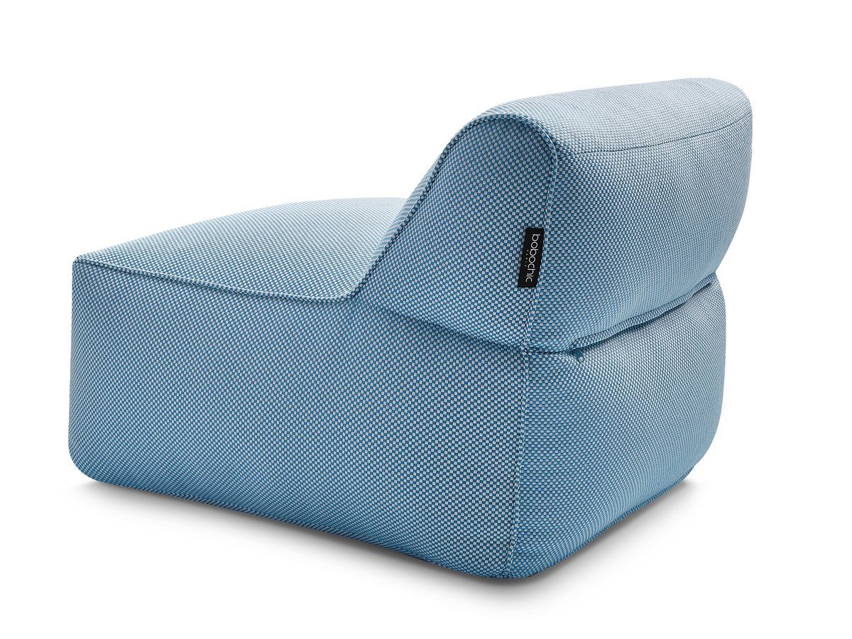 Bobochic Riviera Sofamodul 1-Sitzer Melange-Stoff Dunkelblau