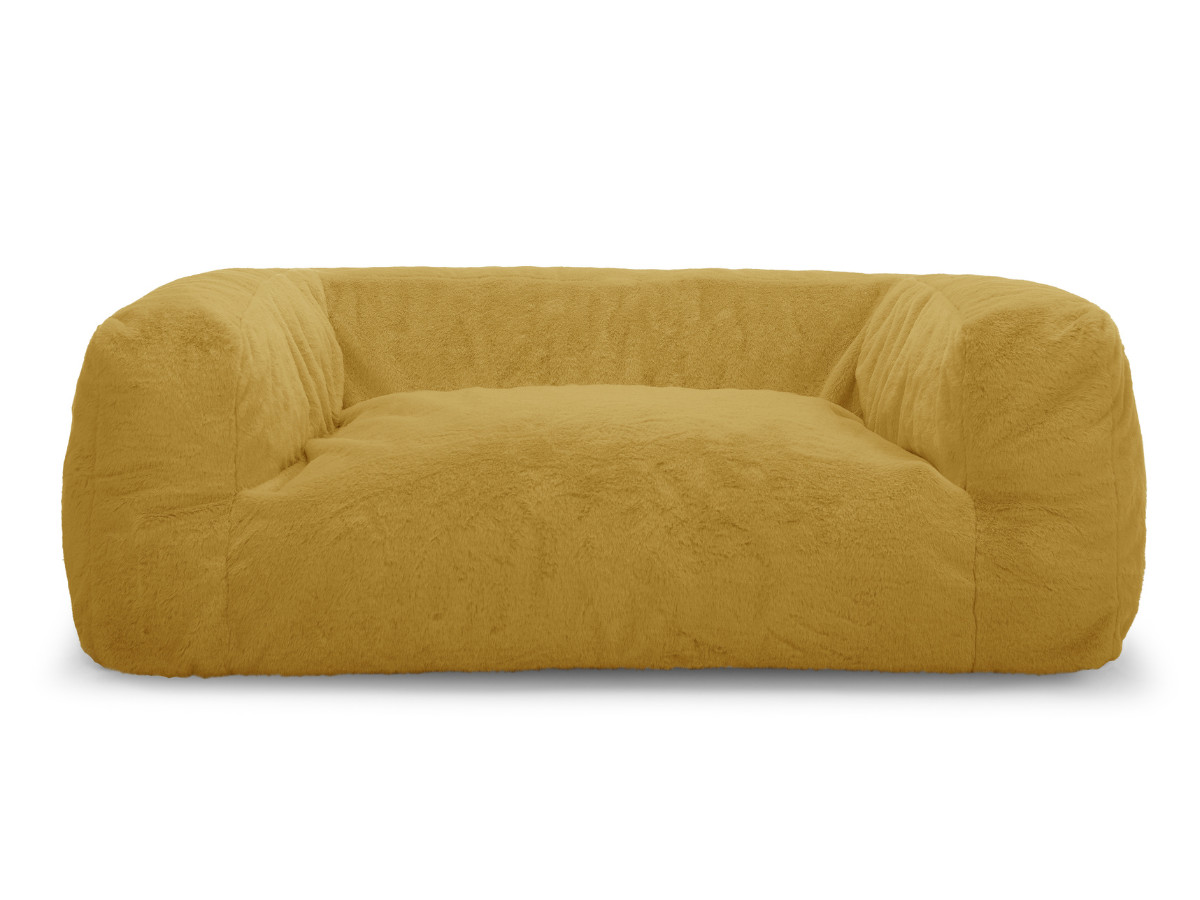 Bobochic Salto Hundekorb Kunstfell Gelb, Größe L (90 cm)