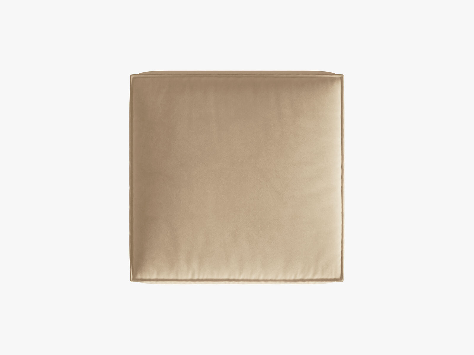 Micadoni Hocker Nuria 1-Sitzer Samt Nude