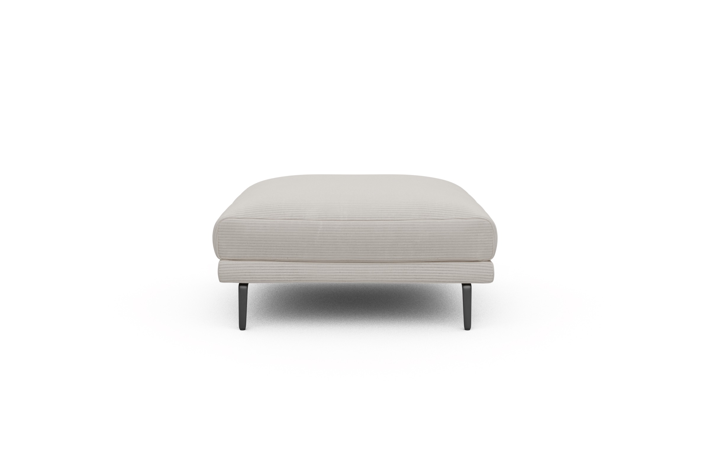 Sitzhocker Karl Corduroy-Ivory