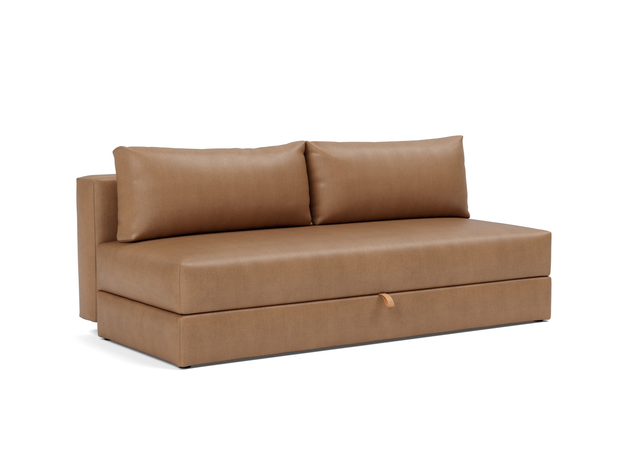 Schlafsofa Osvald Lederoptik Faunal 551-Brown
