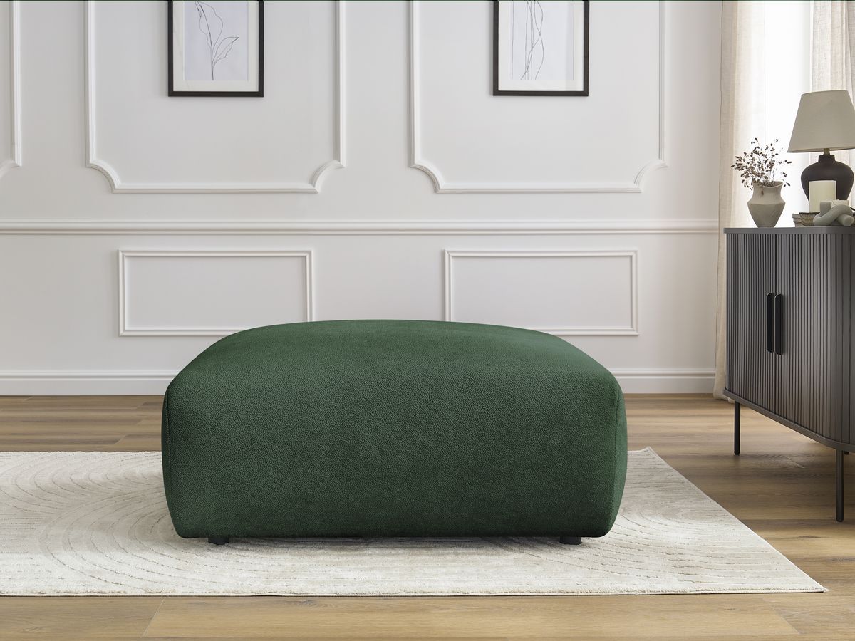 Bobochic Lucien Pouf Stoff Grün