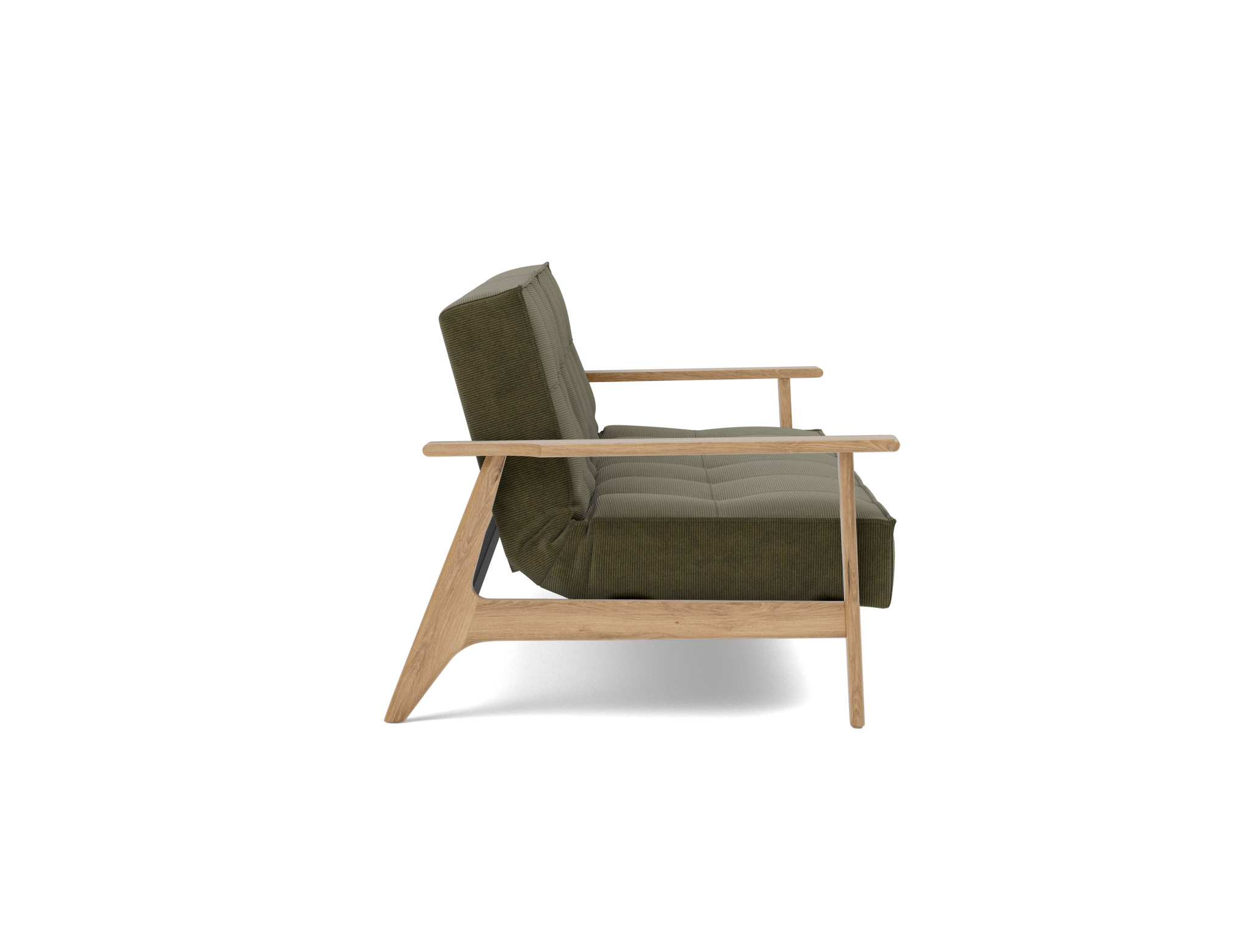 Schlafsofa Splitback Frej Kord Cordufine 316-Pine-Green