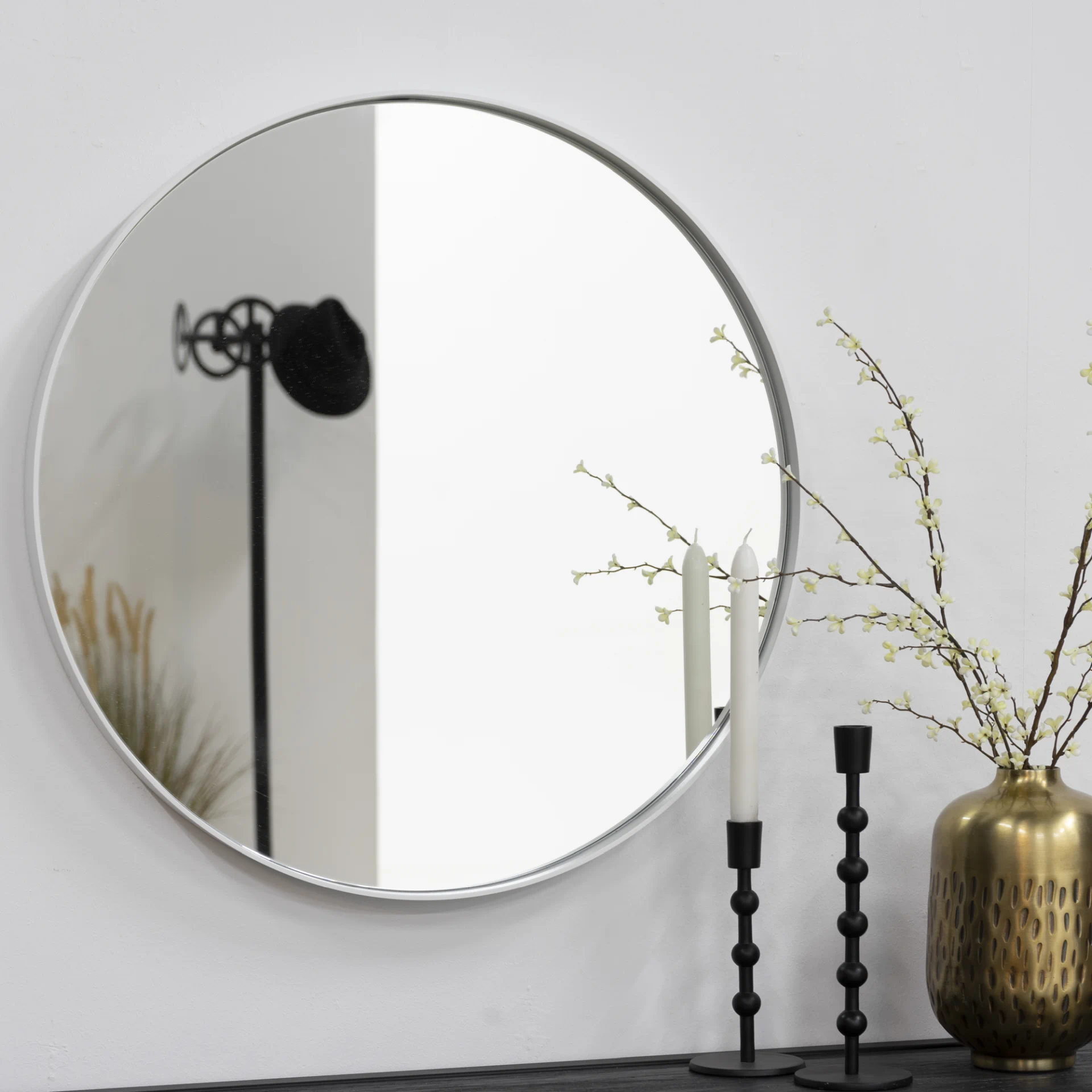 Spinder Design Spiegel Donna 3 Weiß