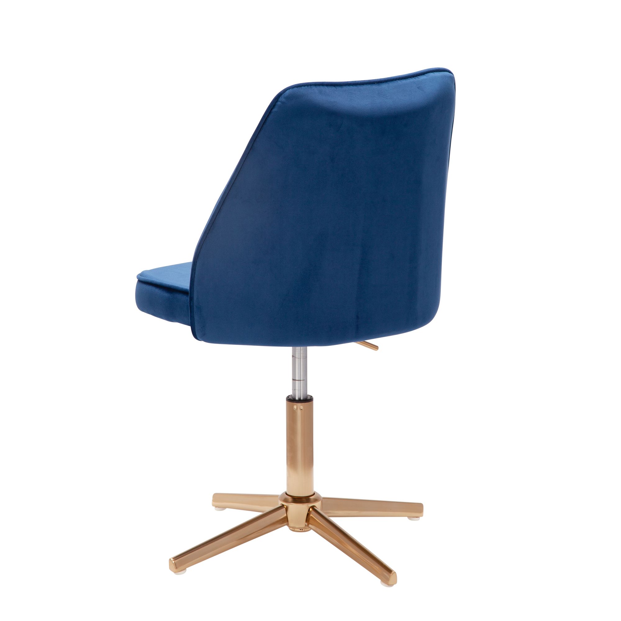 Esszimmerstuhl Oravik Samt Blau