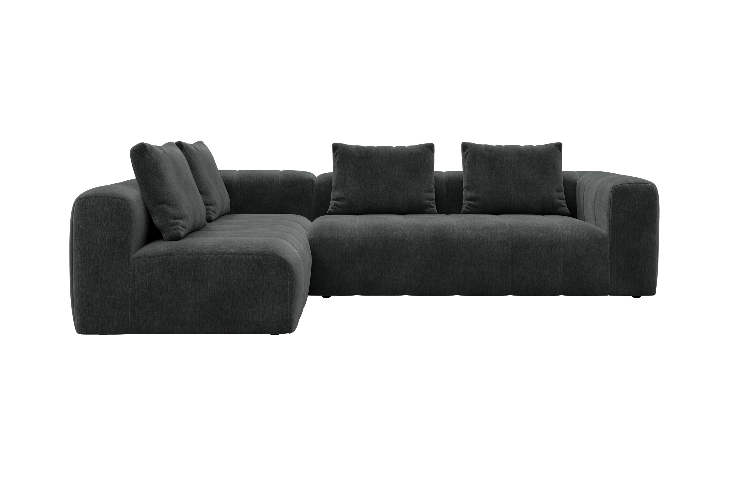 Hugo 2x 2,5-Sitzer Armlehne rechts Smooth-Deep-Warm-Grey moebelfaktor