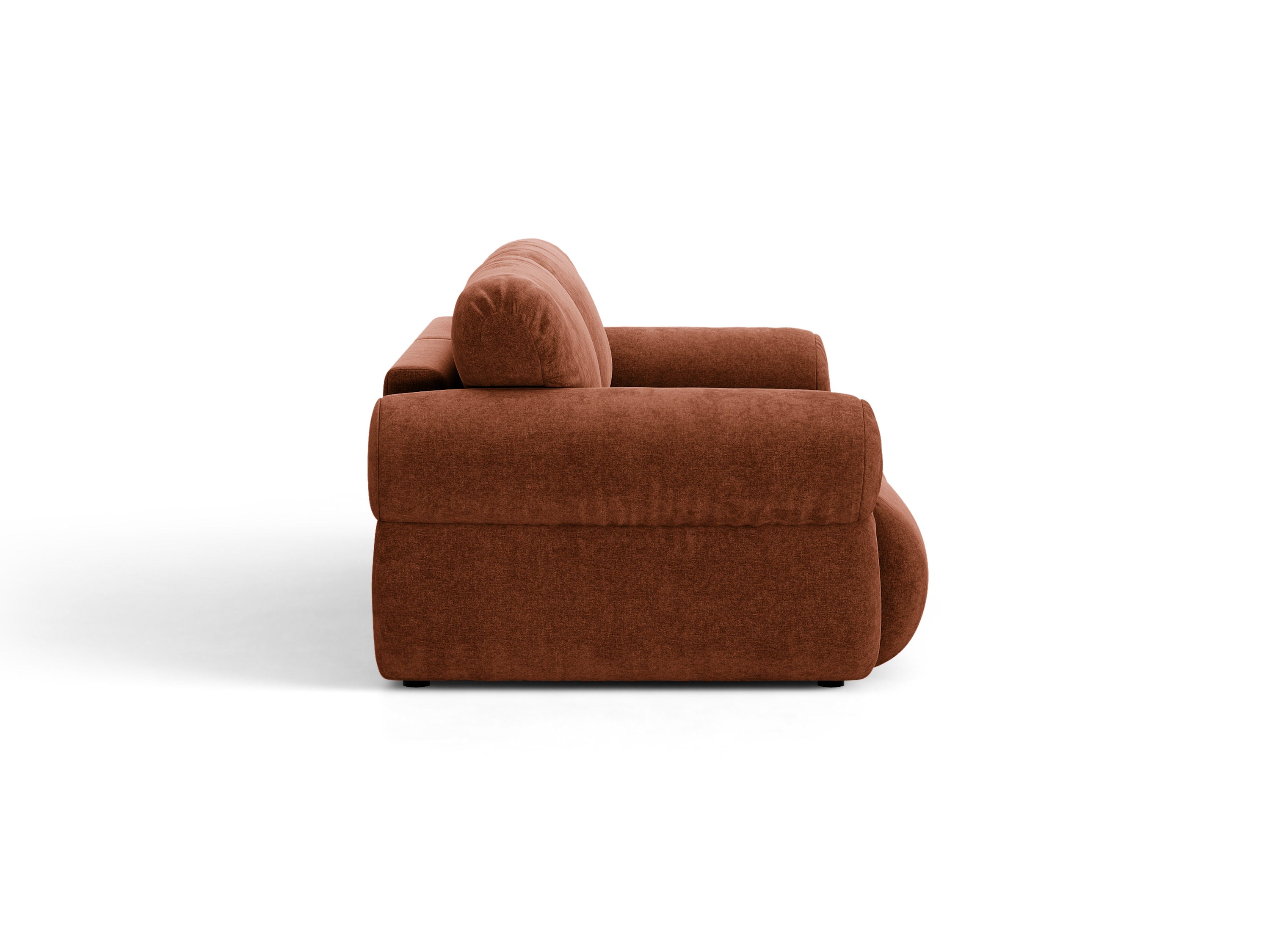 Micadoni Ophelia Sofa 3-Sitzer Strukturierter Stoff Liberty Ziegel
