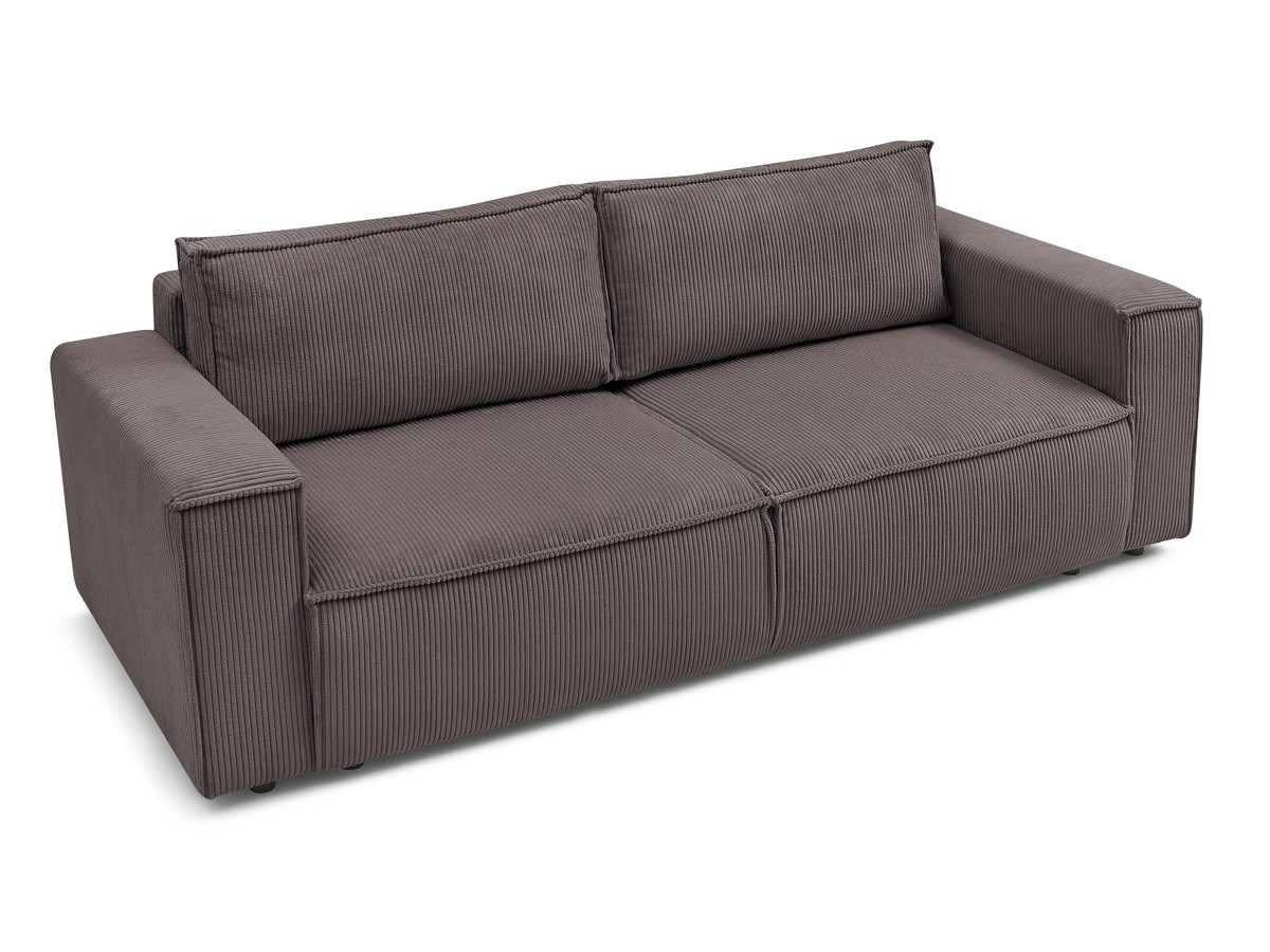 Bobochic Nihad Sofa 3-Sitzer Cordsamt Taupe