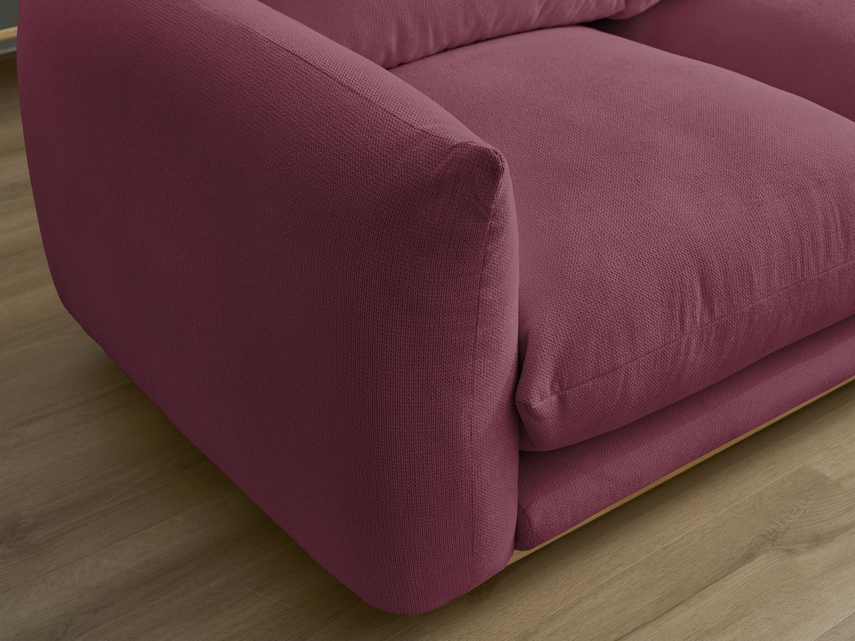 Bobochic Ernest Sofa 5-Sitzer Stoff Rot