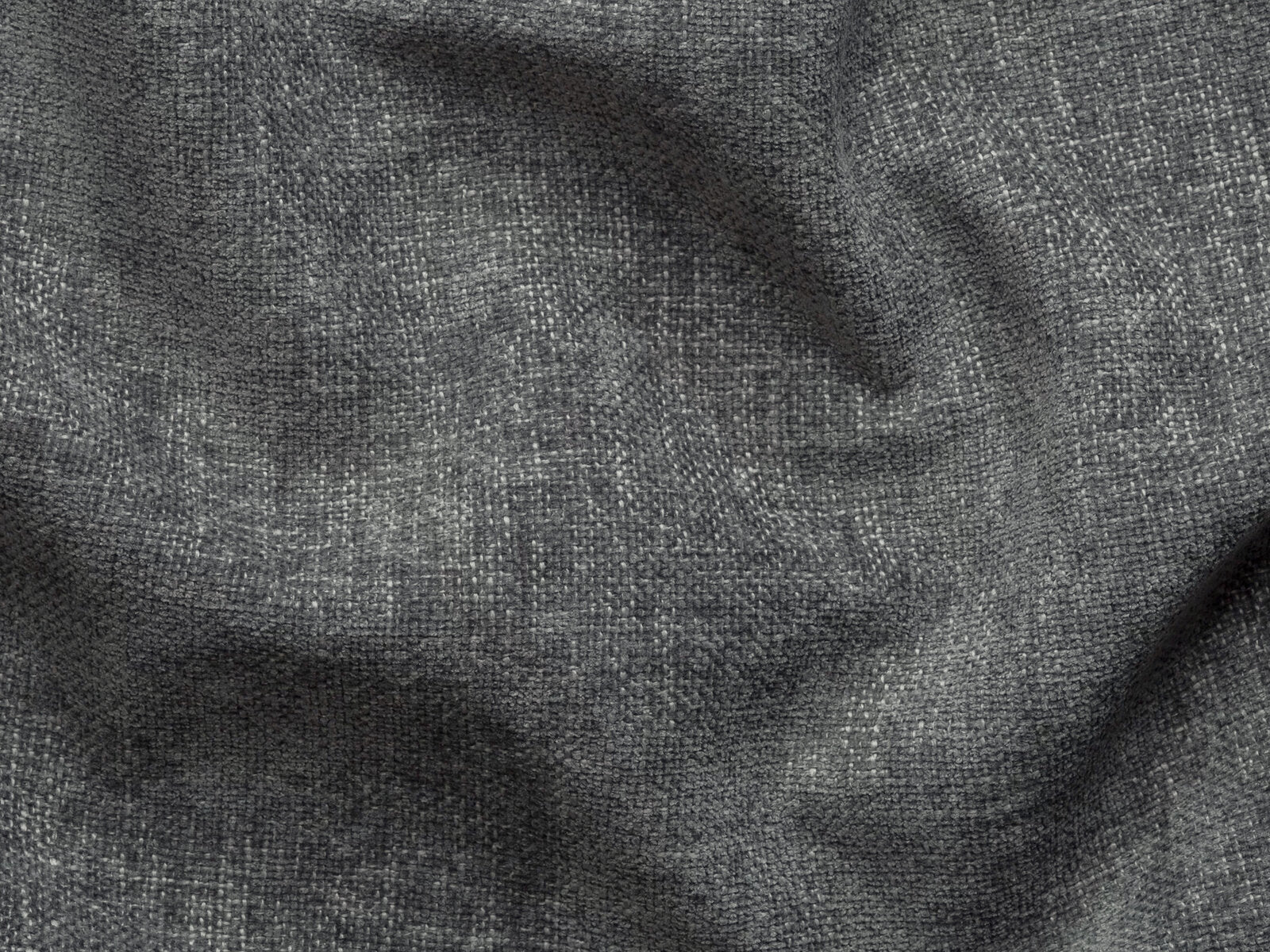Micadoni Kissen Nuria Strukturierter Stoff Grau 60x40x17