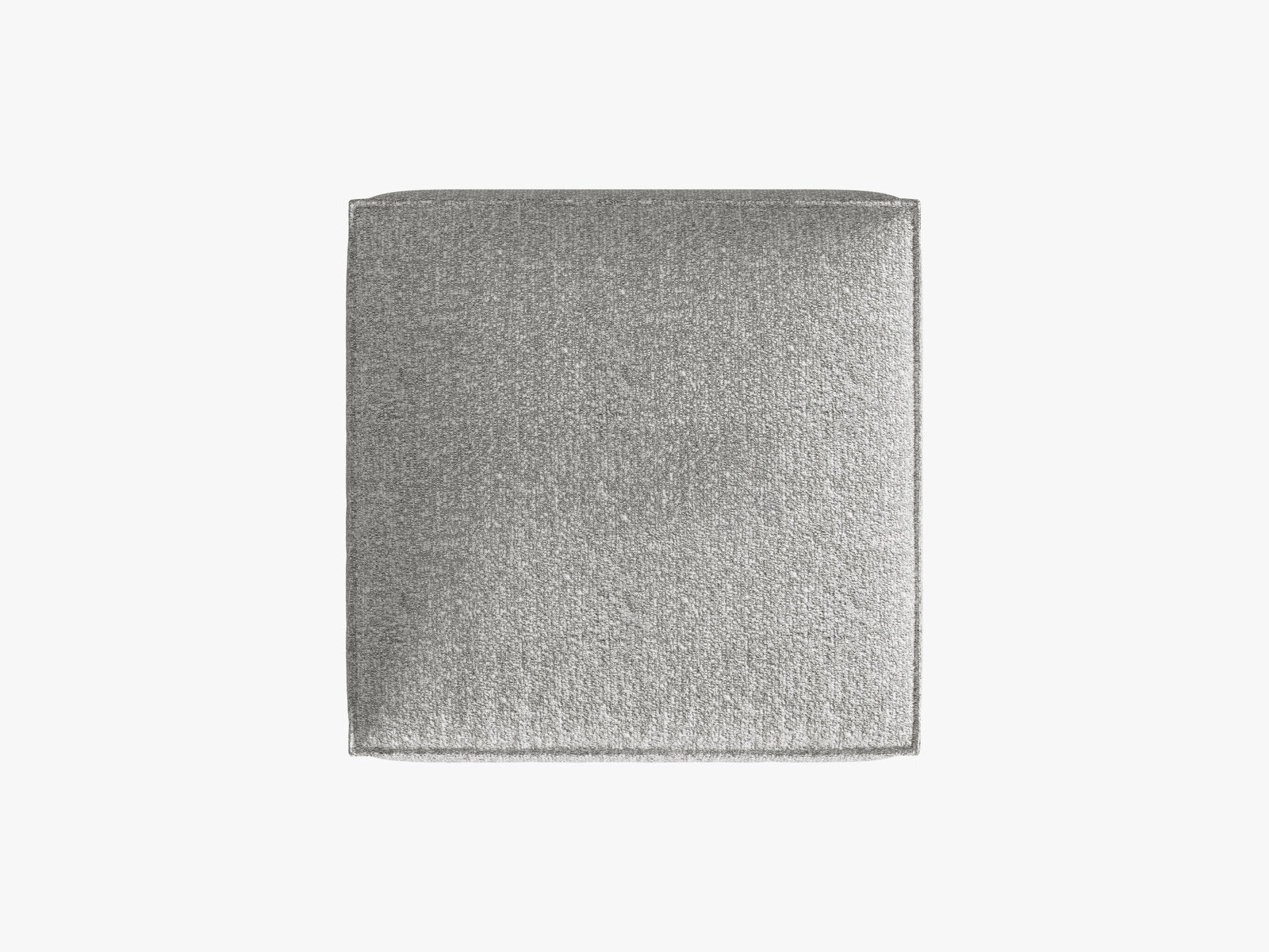Micadoni Hocker Nuria 1-Sitzer Boucle Silber