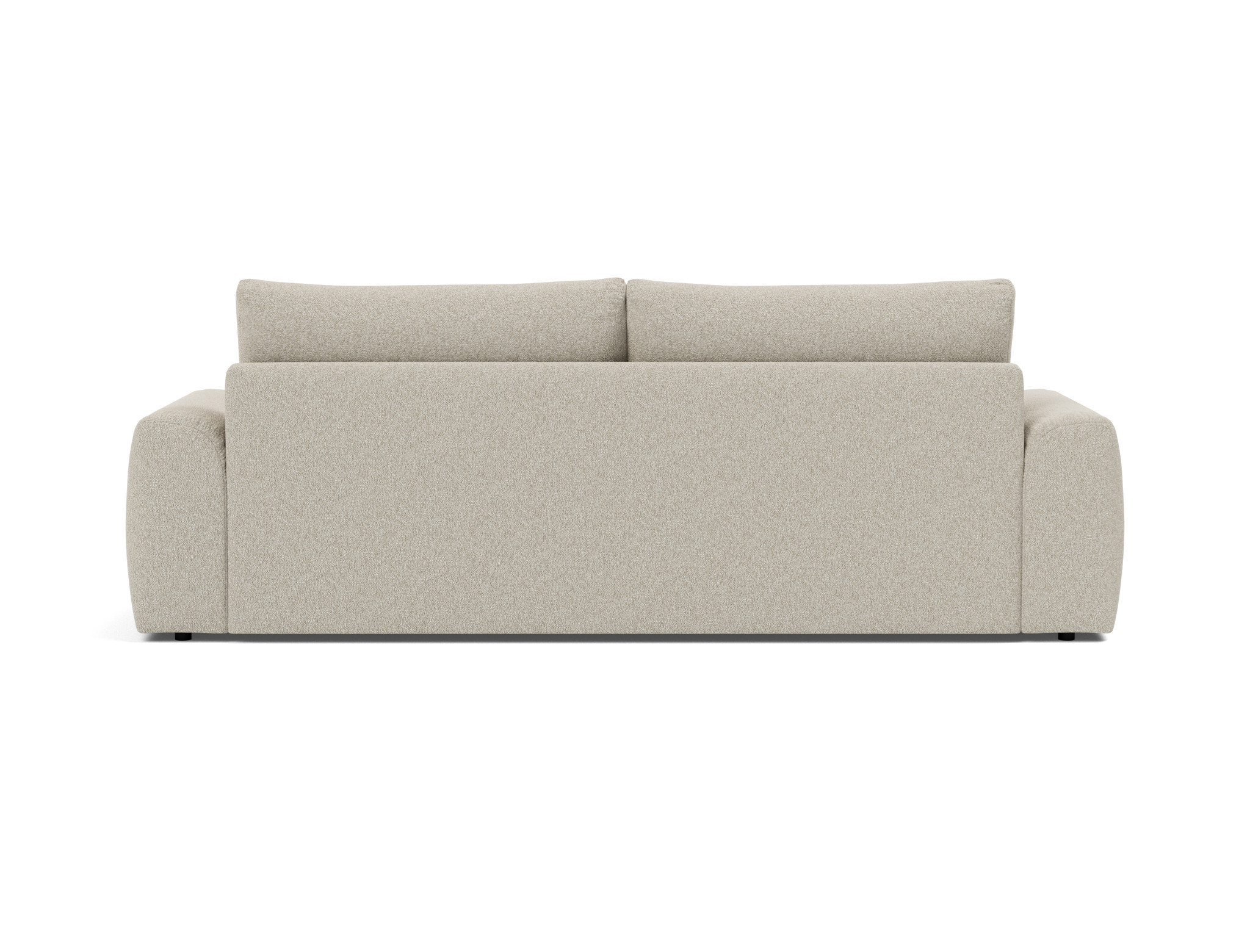 Schlafsofa Norum mit Chunky-Armlehnen Boucle Skandi 539-Beige