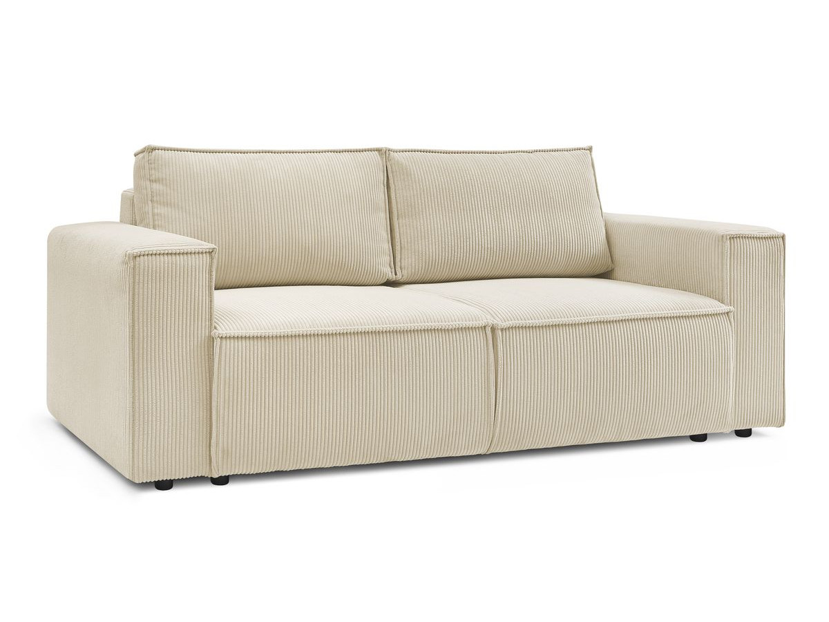 Bobochic Nihad Sofa 2-Sitzer Cordsamt Beige