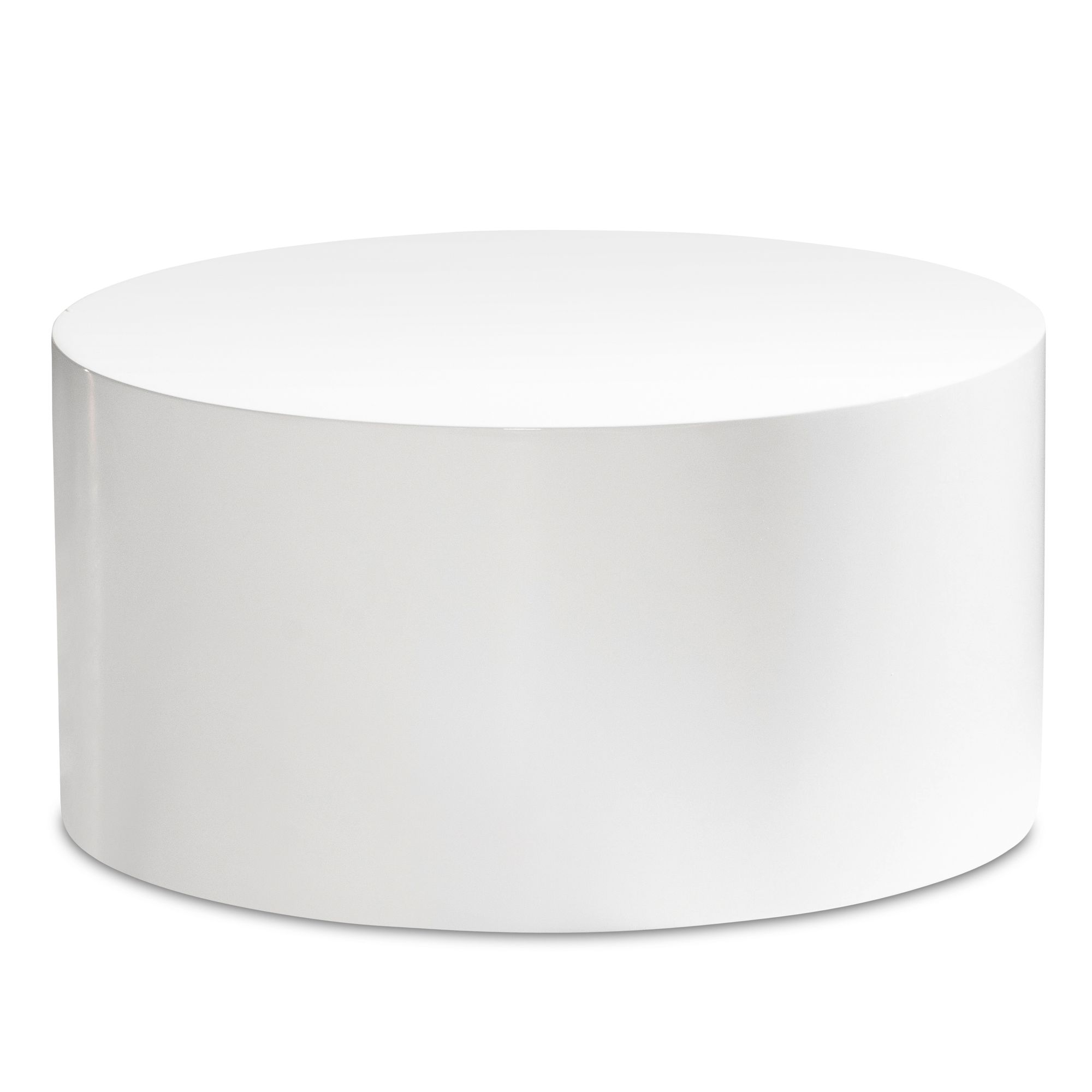 Couchtisch Alsen Weiß Ø 60 cm