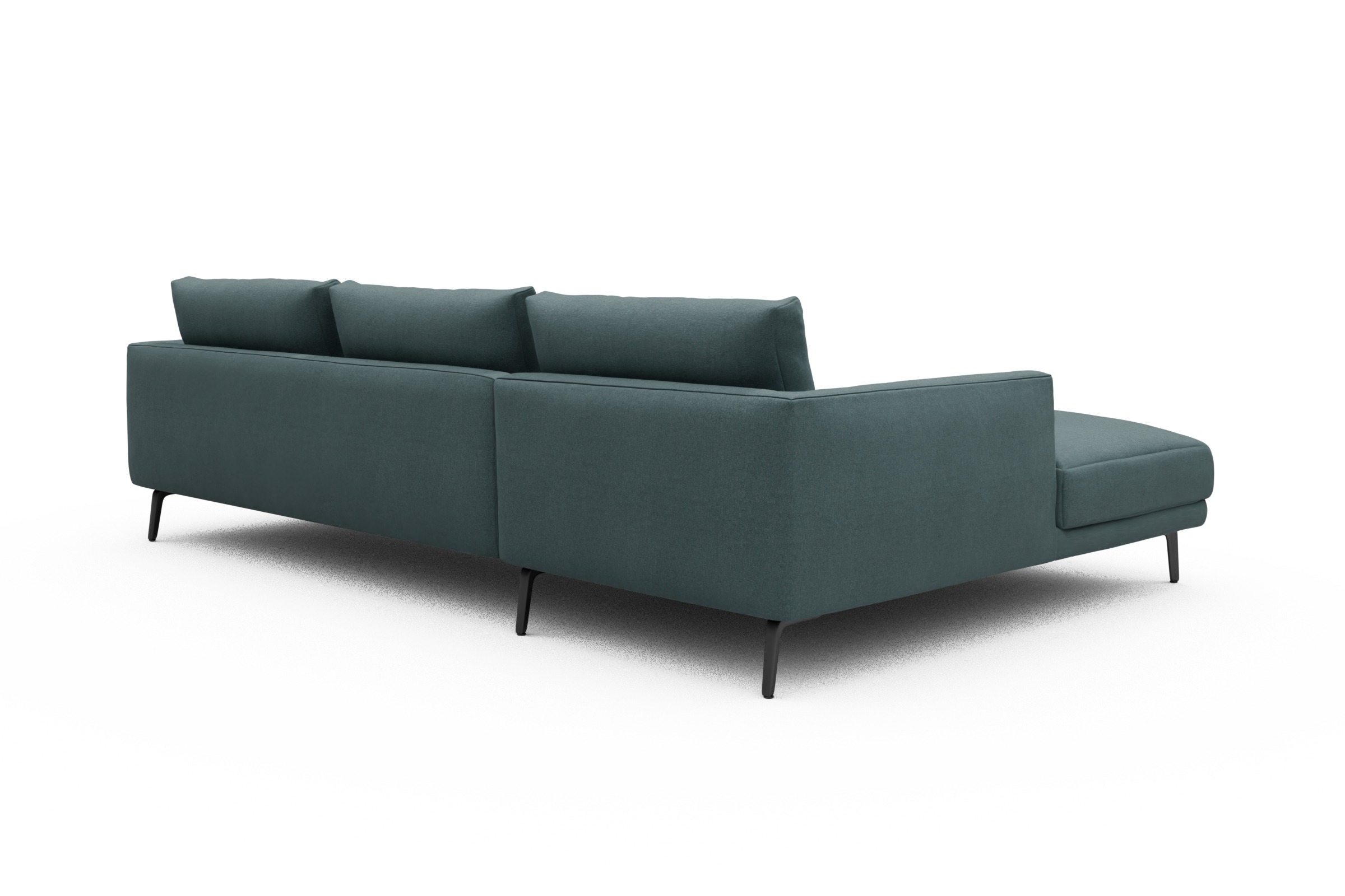Ecksofa Karl Chaiselongue links mit 2,5-Sitzer Satya-Niagara