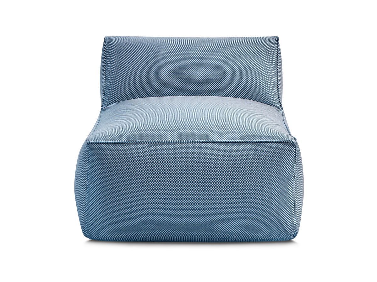 Bobochic Riviera Sofamodul 1-Sitzer Melange-Stoff Dunkelblau