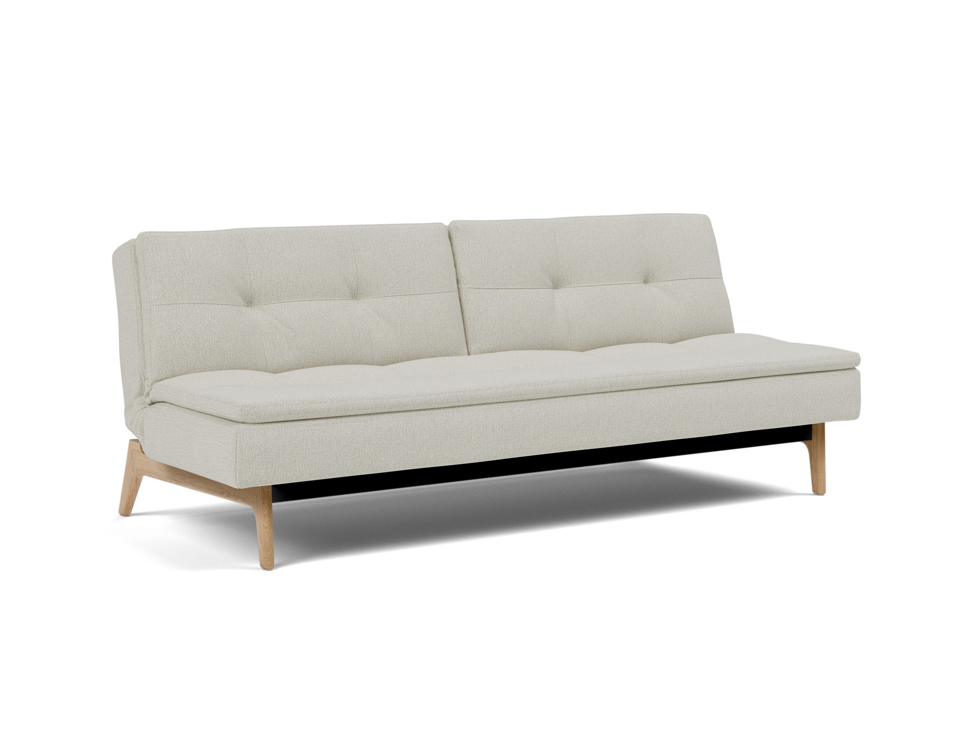 Schlafsofa Dublexo Flachgewebe Mixed Dance 527-Natural Beine Eiche
