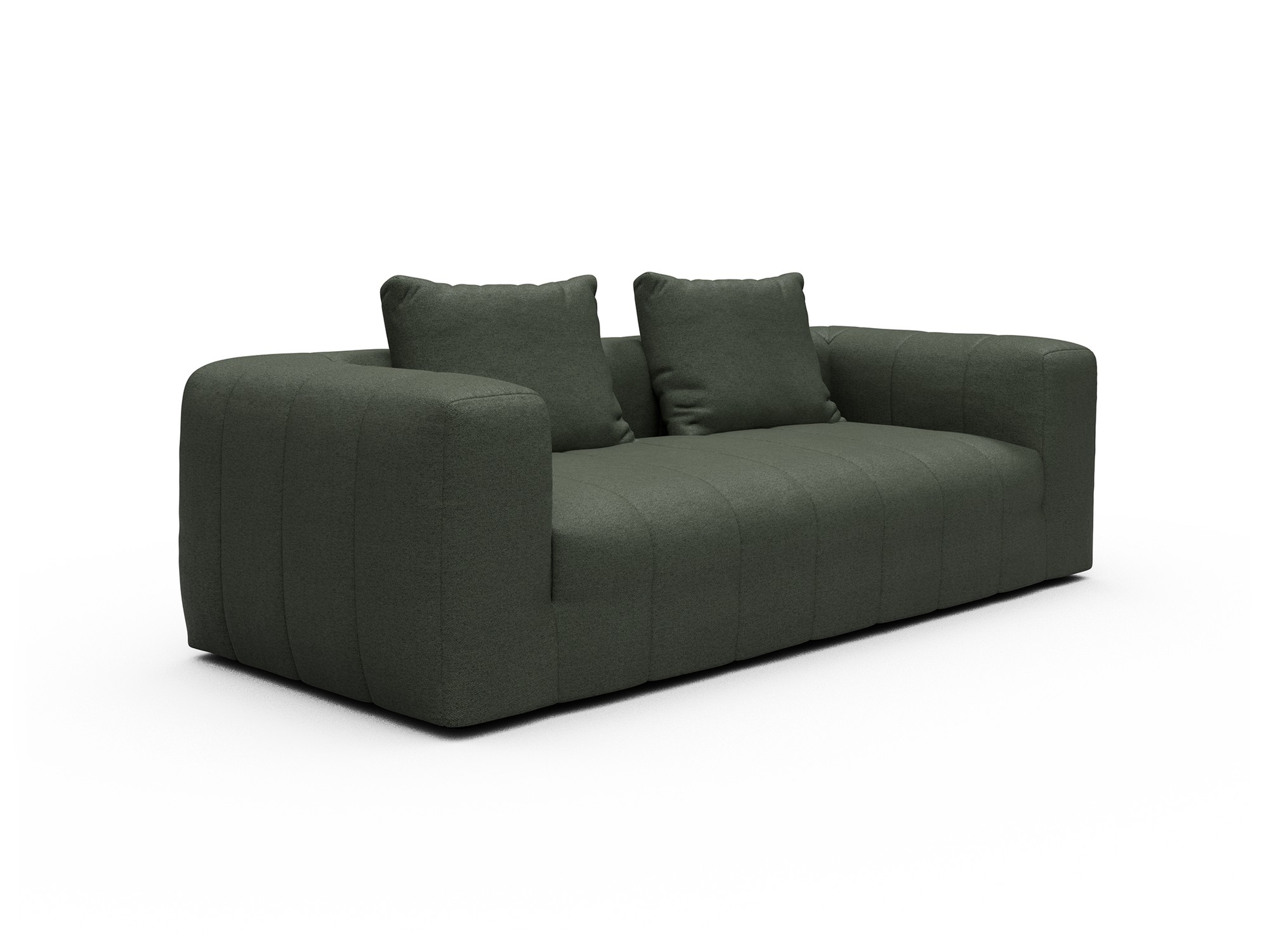 Hugo 3-Sitzer Denari-Forest-Green moebelfaktor