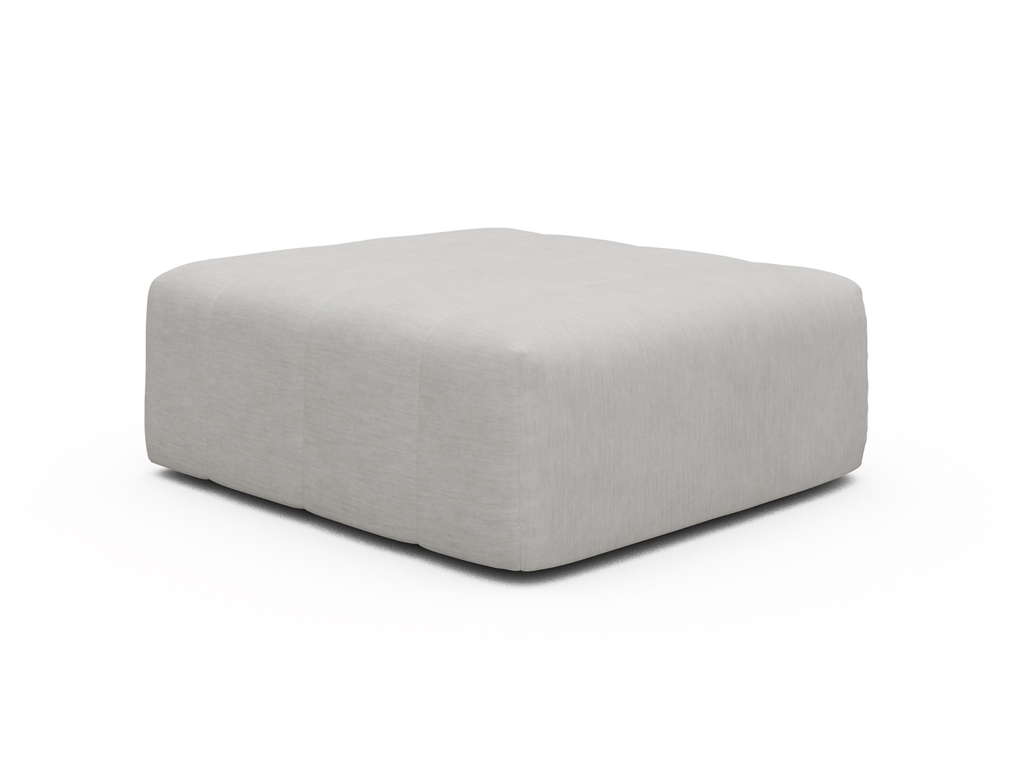Ottomane Hugo Flachgewebe Vivus 574-Dusty-Off-White