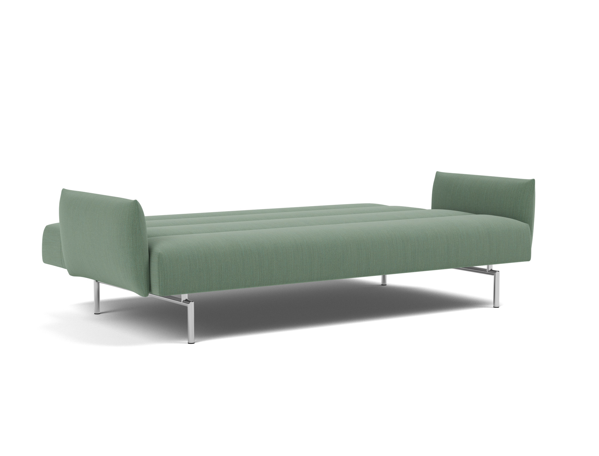 Schlafsofa Jillis mit Armlehnen Flachgewebe Elegance 518-Green