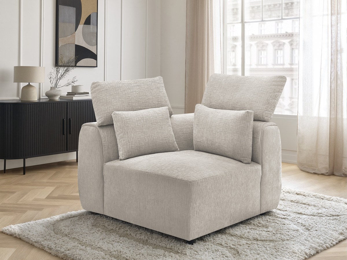 Bobochic Jana Eckmodul Strukturstoff Beige