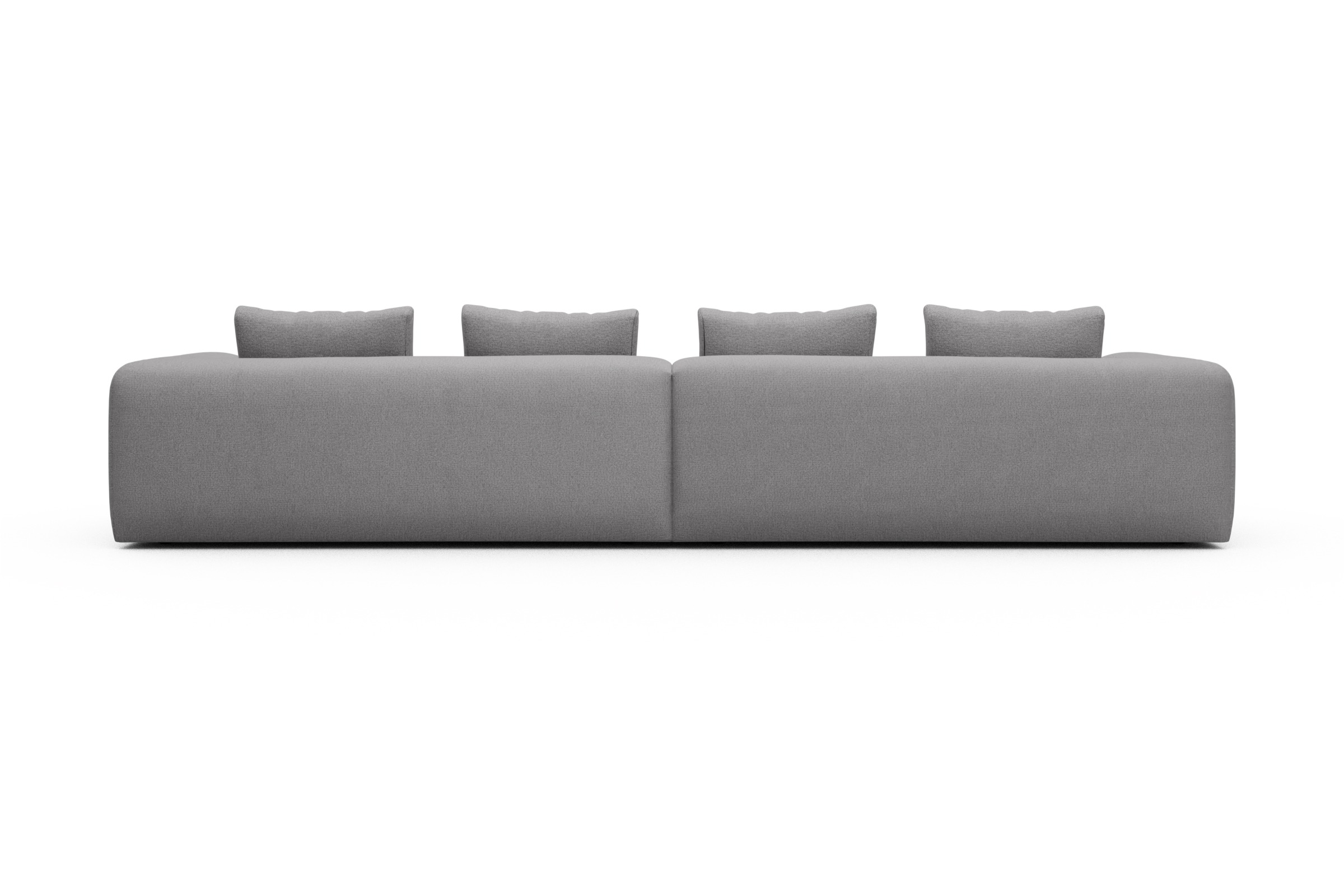 Sofa Modulares XXL Sofa Fred 5-Sitzer Sama-Grey
