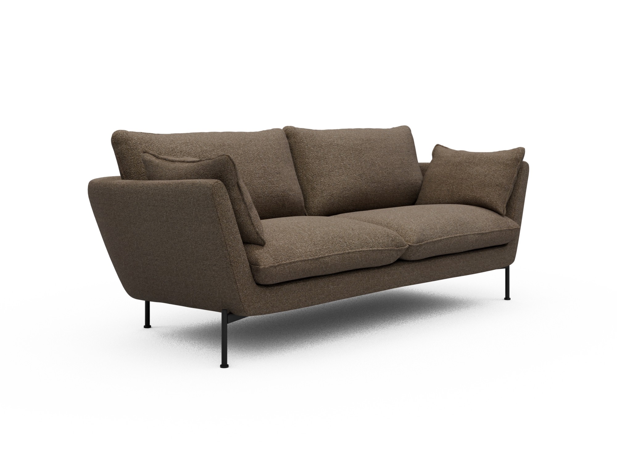 Skandi Home Sofa Anton 2-Sitzer Aivi-Khaki-Brown moebelfaktor