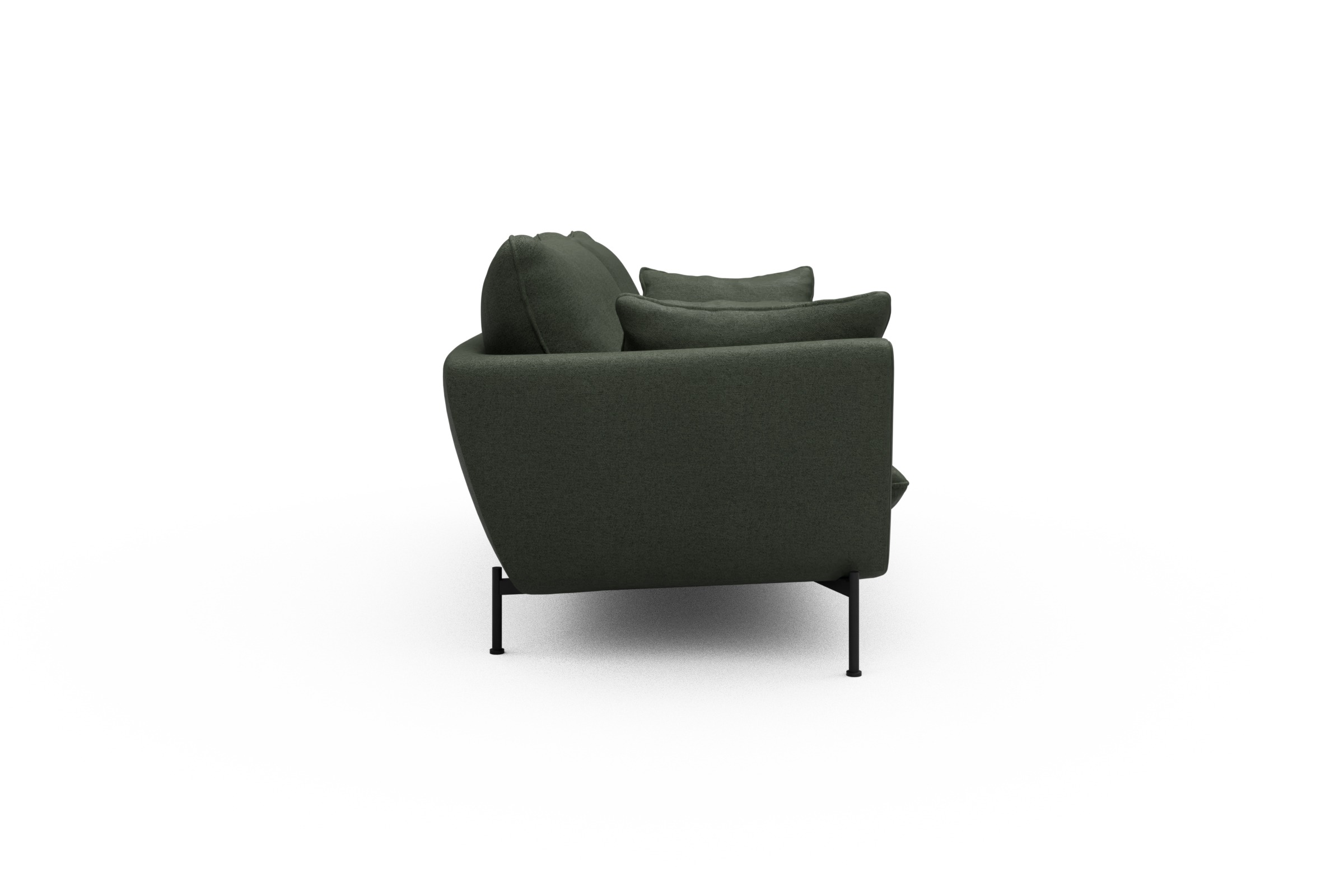 Sofa Anton 3-Sitzer Denari-Forest-Green