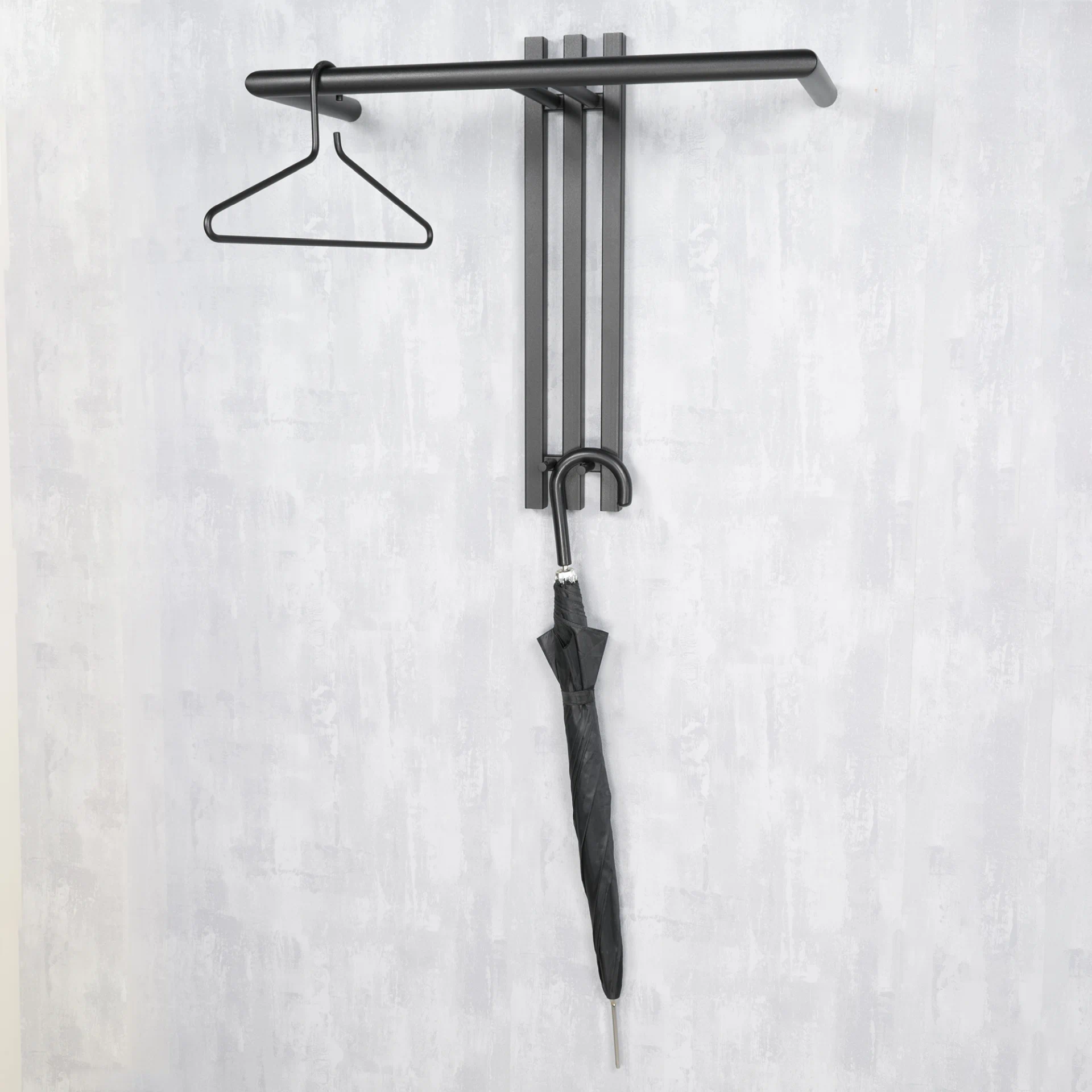 Spinder Design Senza 1 Wandgarderobe Schwarz
