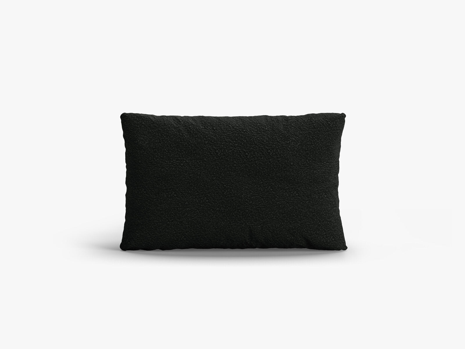 Micadoni Kissen Poppy Boucle Baloo Schwarz 30x50