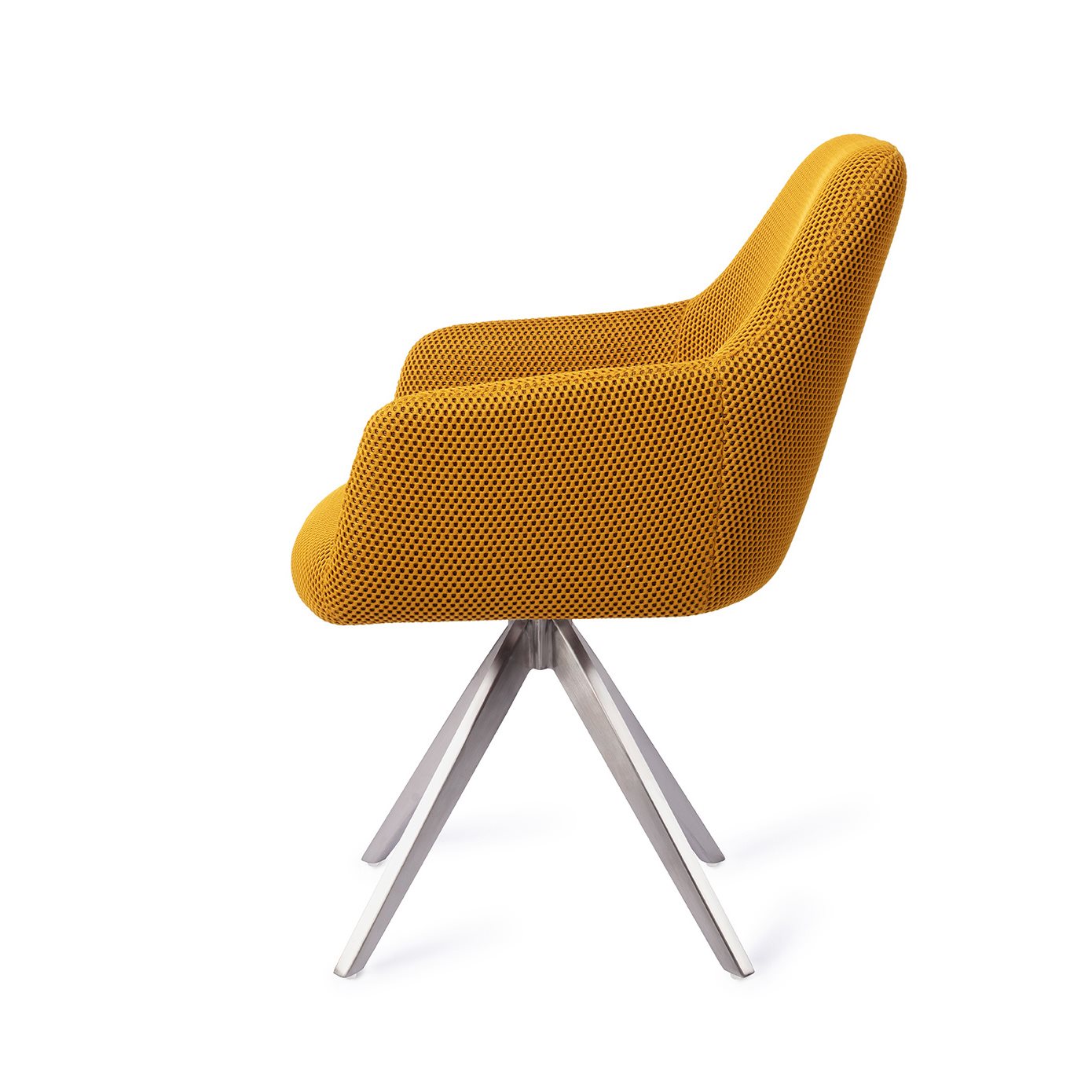 Jesper Home Esszimmerstuhl Hiroo Groovy-Garam Turn Stahl