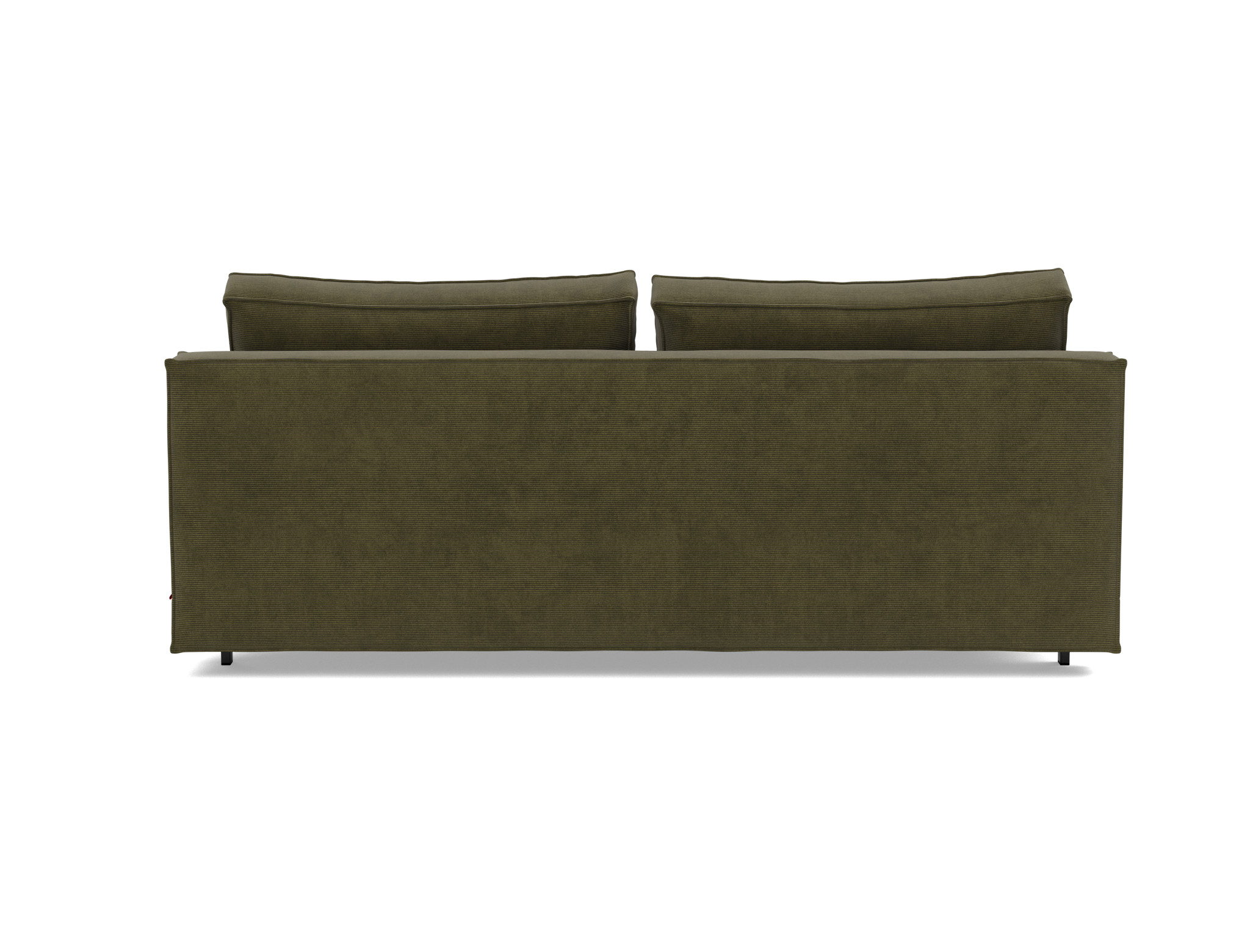 Schlafsofa Sly Kord Cordufine 316-Pine-Green Beine Schwarzes Metall