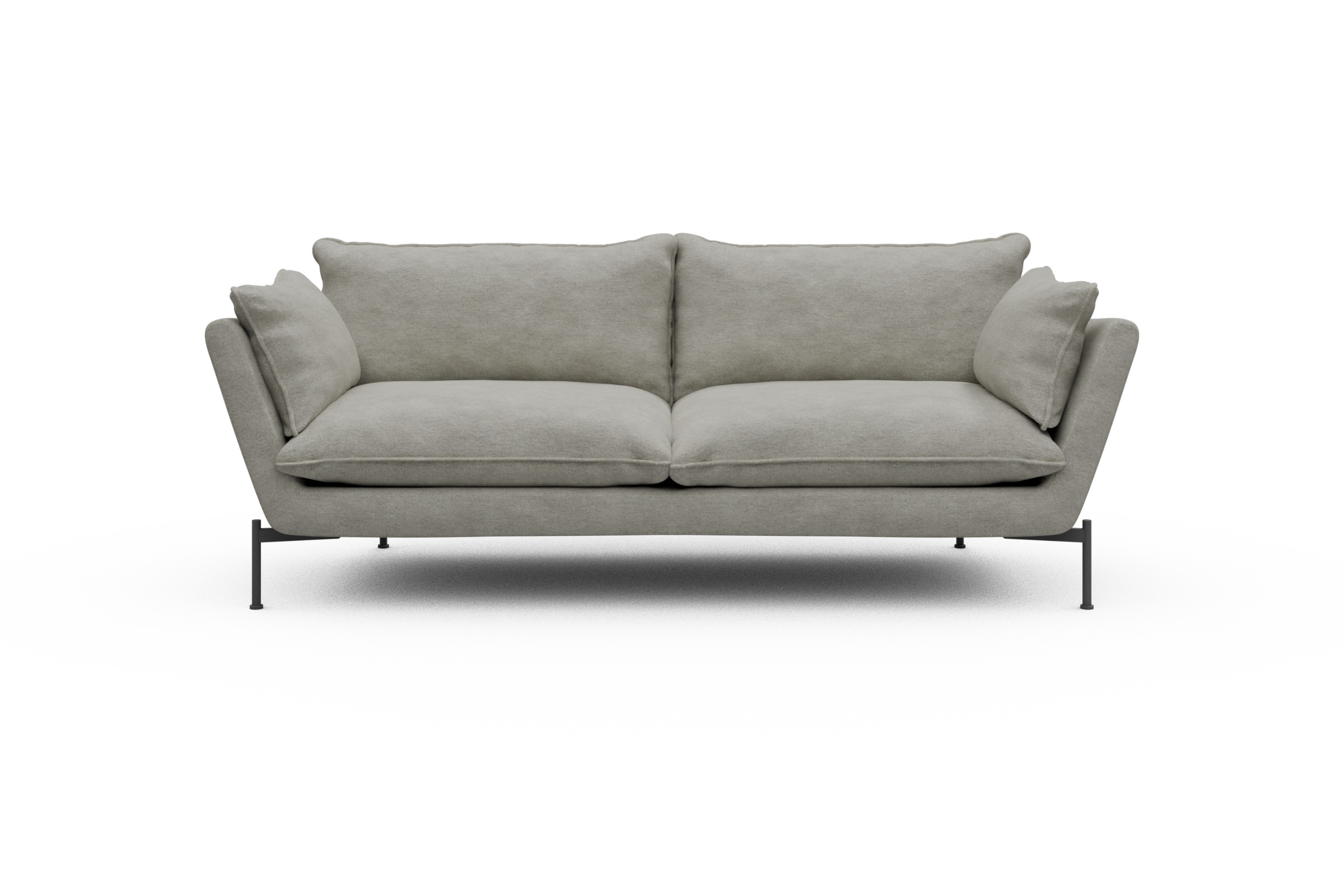 Skandi Home Sofa Anton PREMIUM 3-Sitzer Carreno-Moon-Stone-White moebelfaktor