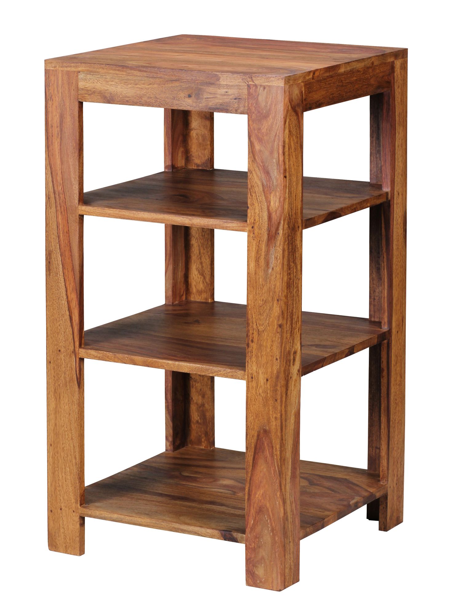 Standregal Aalvik Sheesham Massivholz Höhe 80 cm