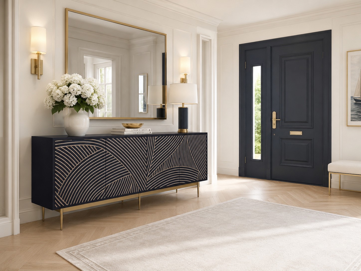 Livin Hill TV-Kommode Stilig Marineblau