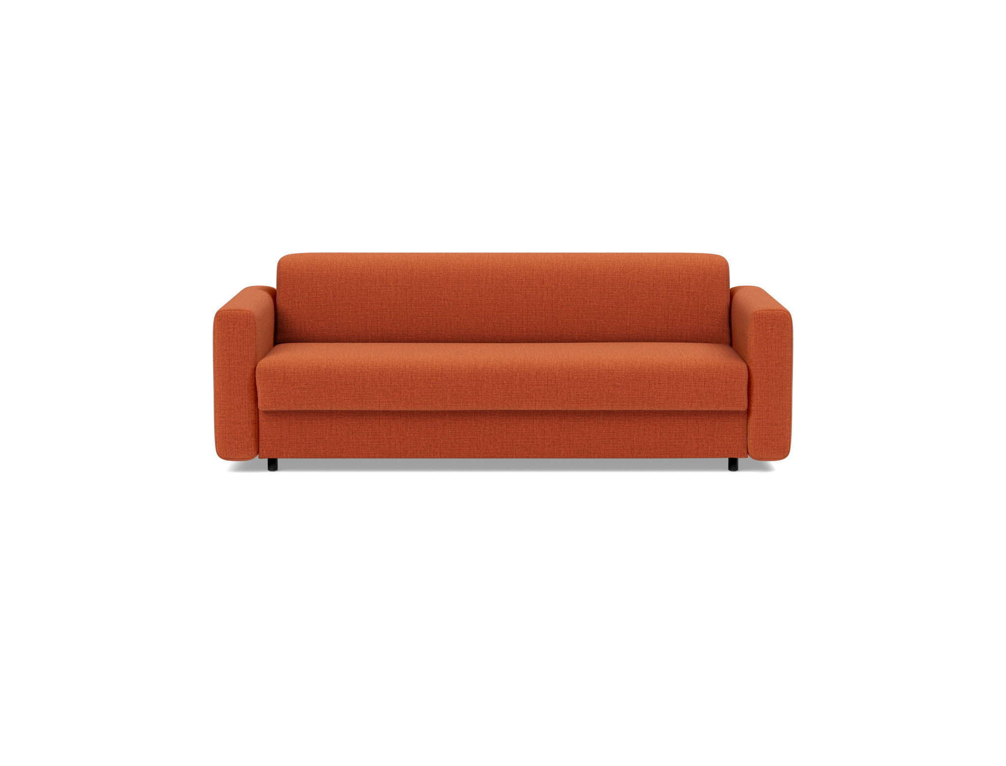 Schlafsofa Killian mit Taschenfederkernmatratze 160 Chenille Esina 412-Rust-Orange